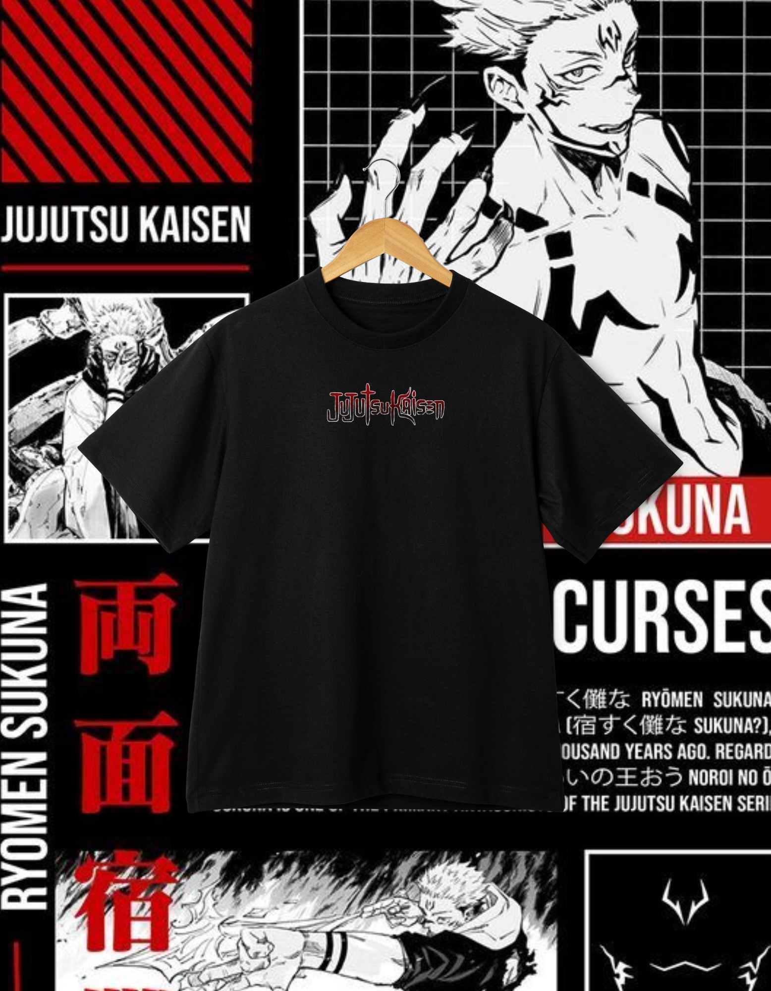 Jujutsu Kaisen "Sukuna" T-Shirt - Ryomen Sukuna King of Curses
