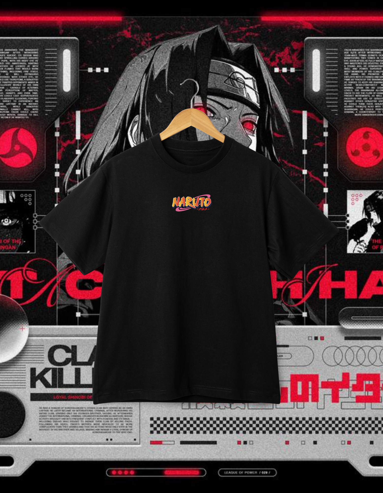 Naruto "Itachi Uchiha" T-Shirt - Clan Killer