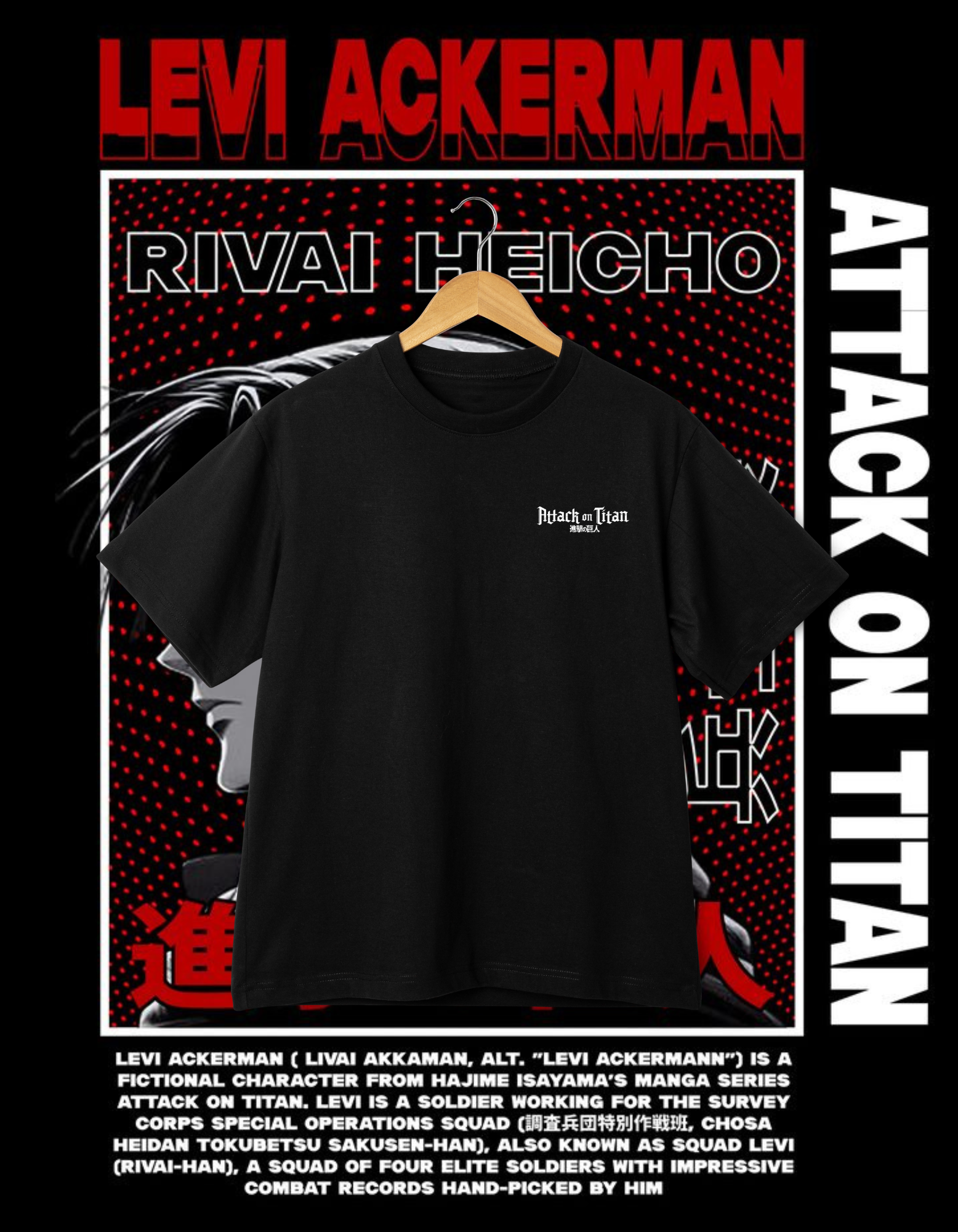 Attack on Titan Levi Ackerman T-Shirt
