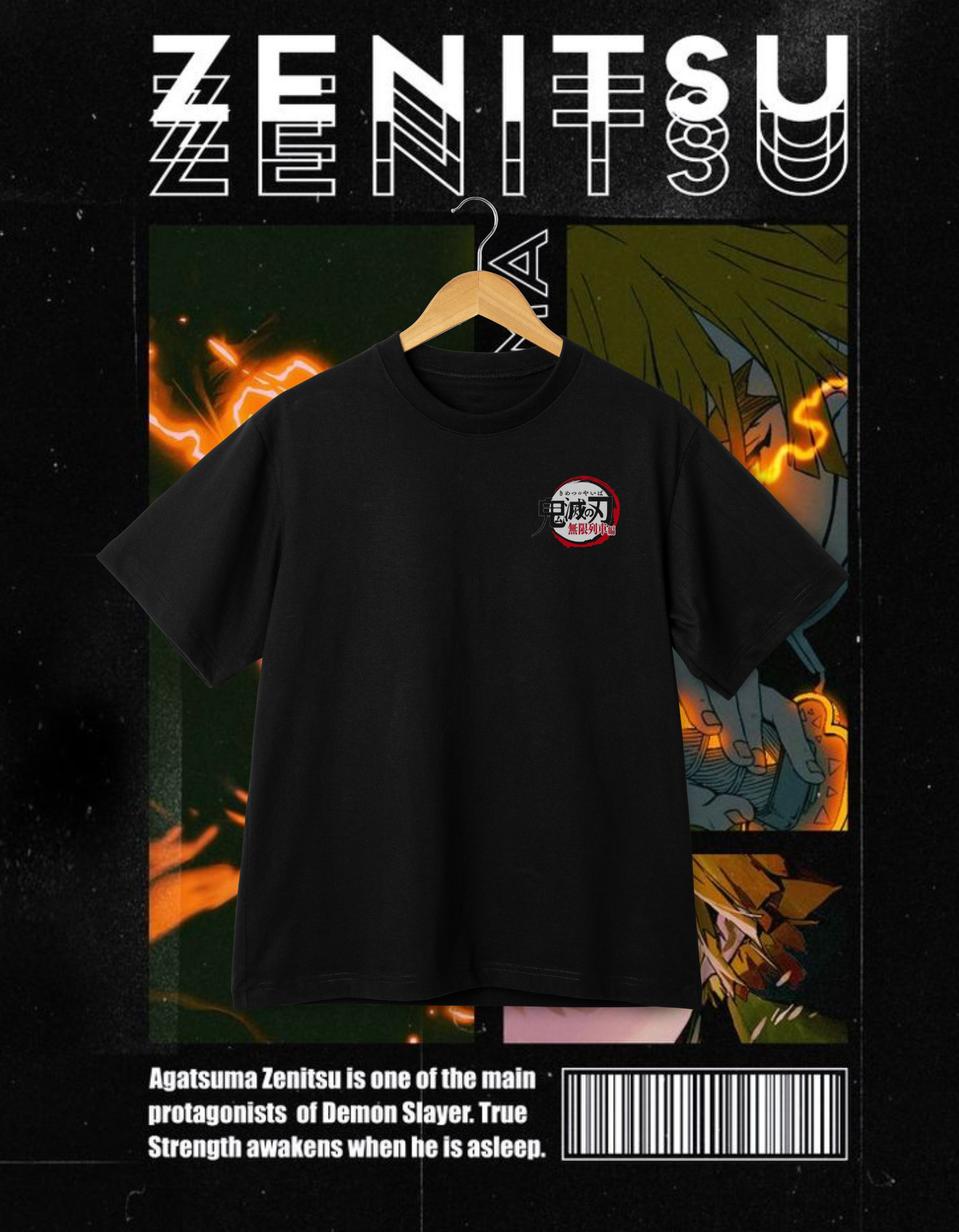Demon Slayer Zenitsu Agatsuma T-shirt