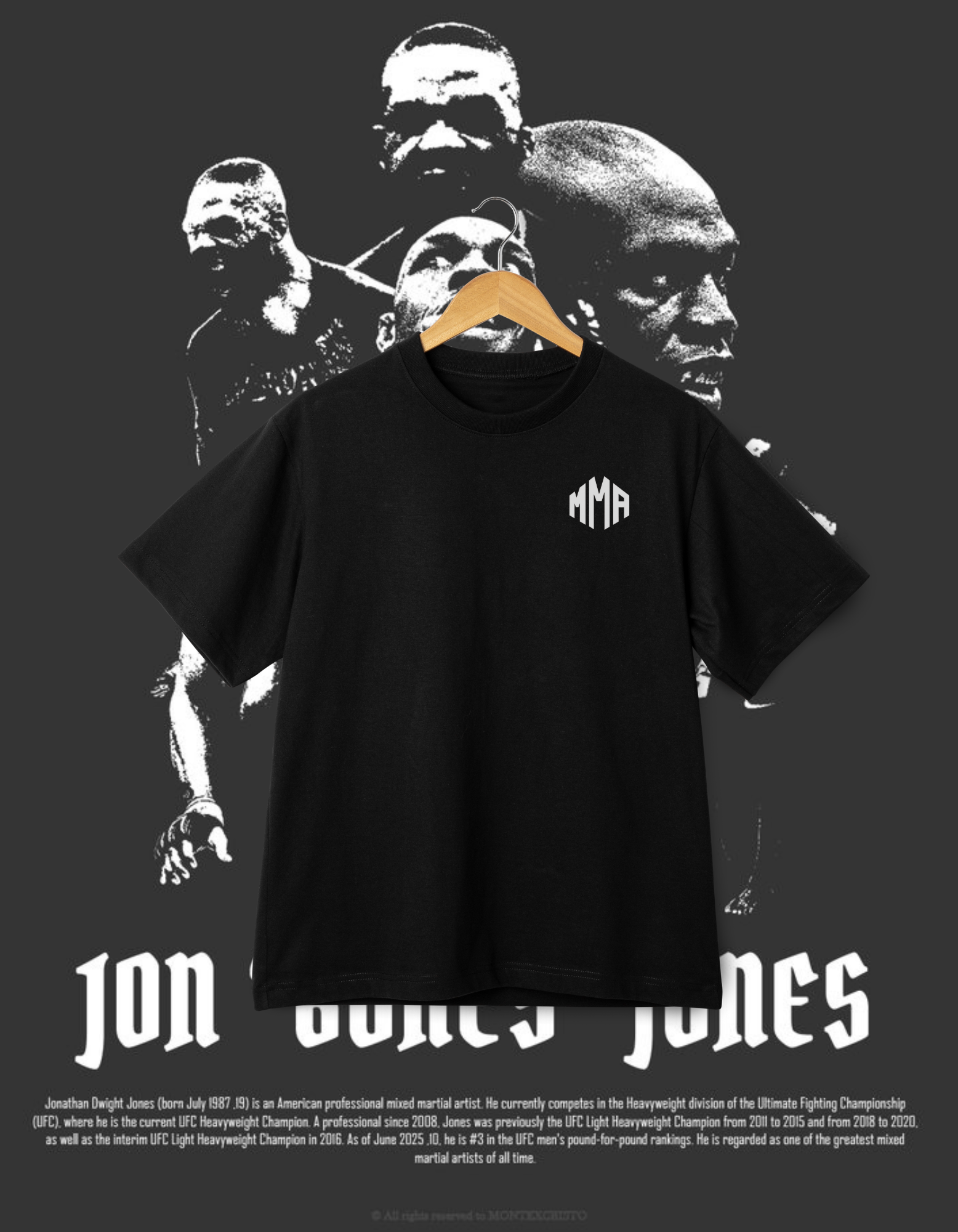 Jon "Bones" Jones UFC Champion T-Shirt