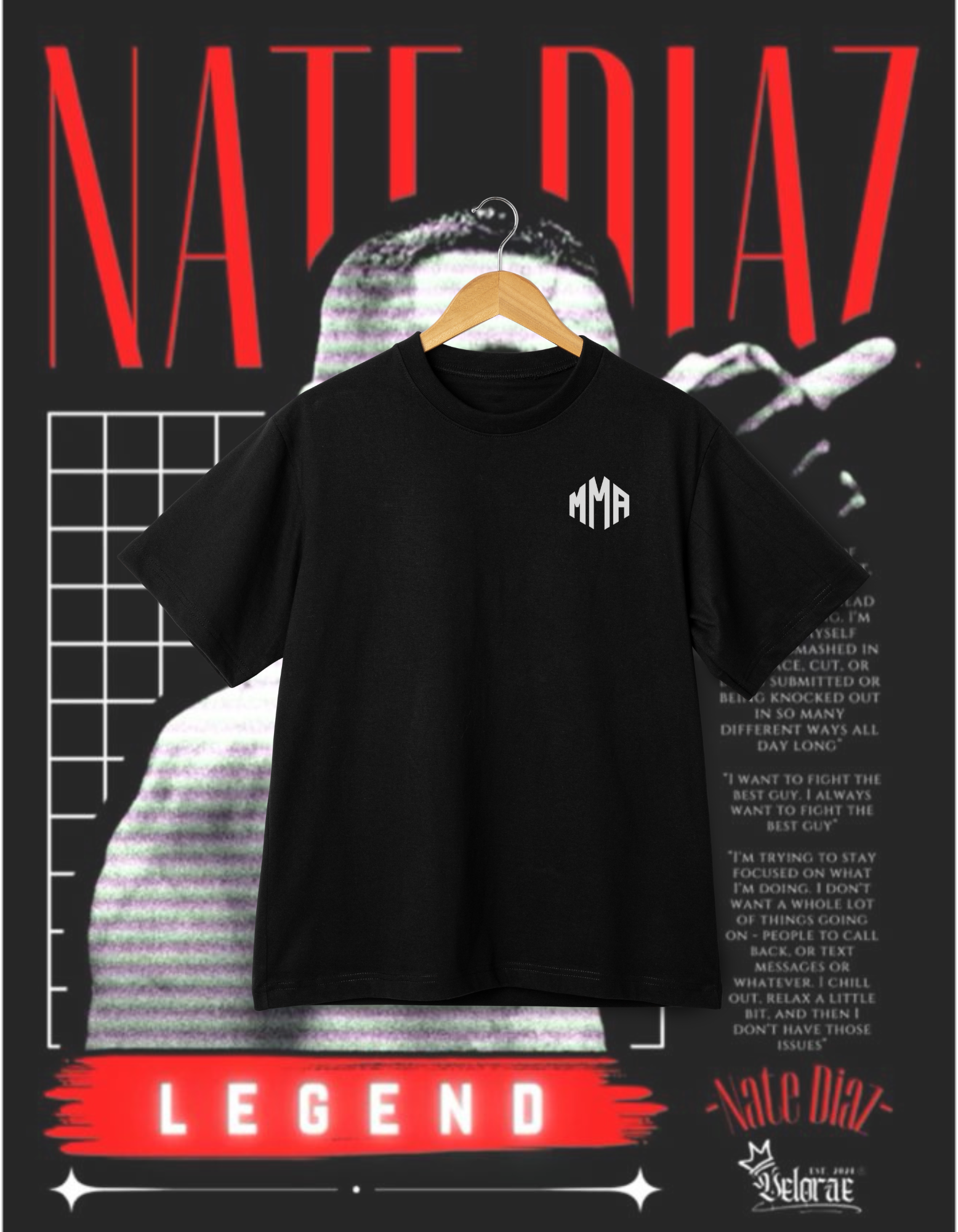 Nate Diaz "Legend" UFC T-Shirt