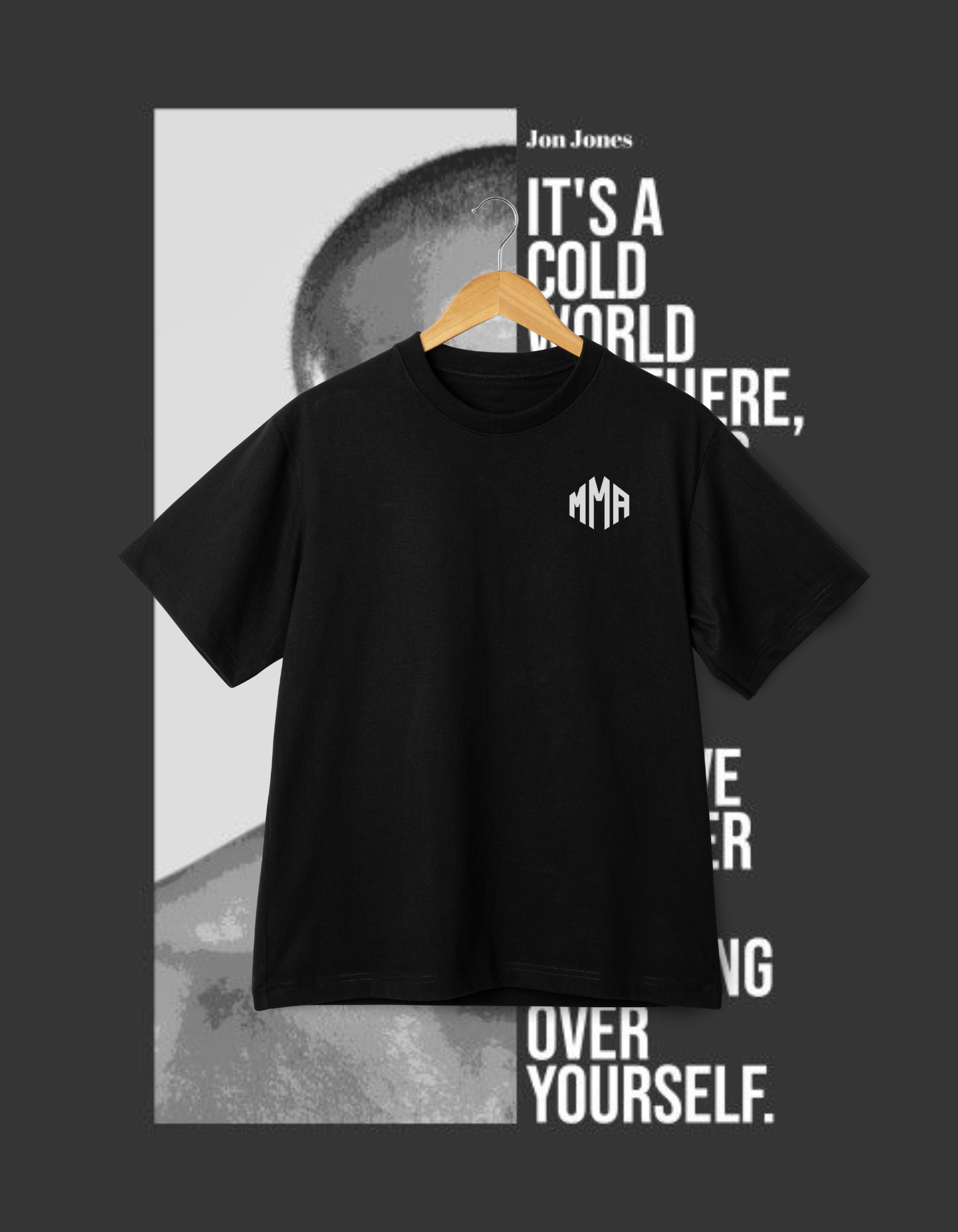 Jon "Bones" Jones Cold World MMA T-Shirt