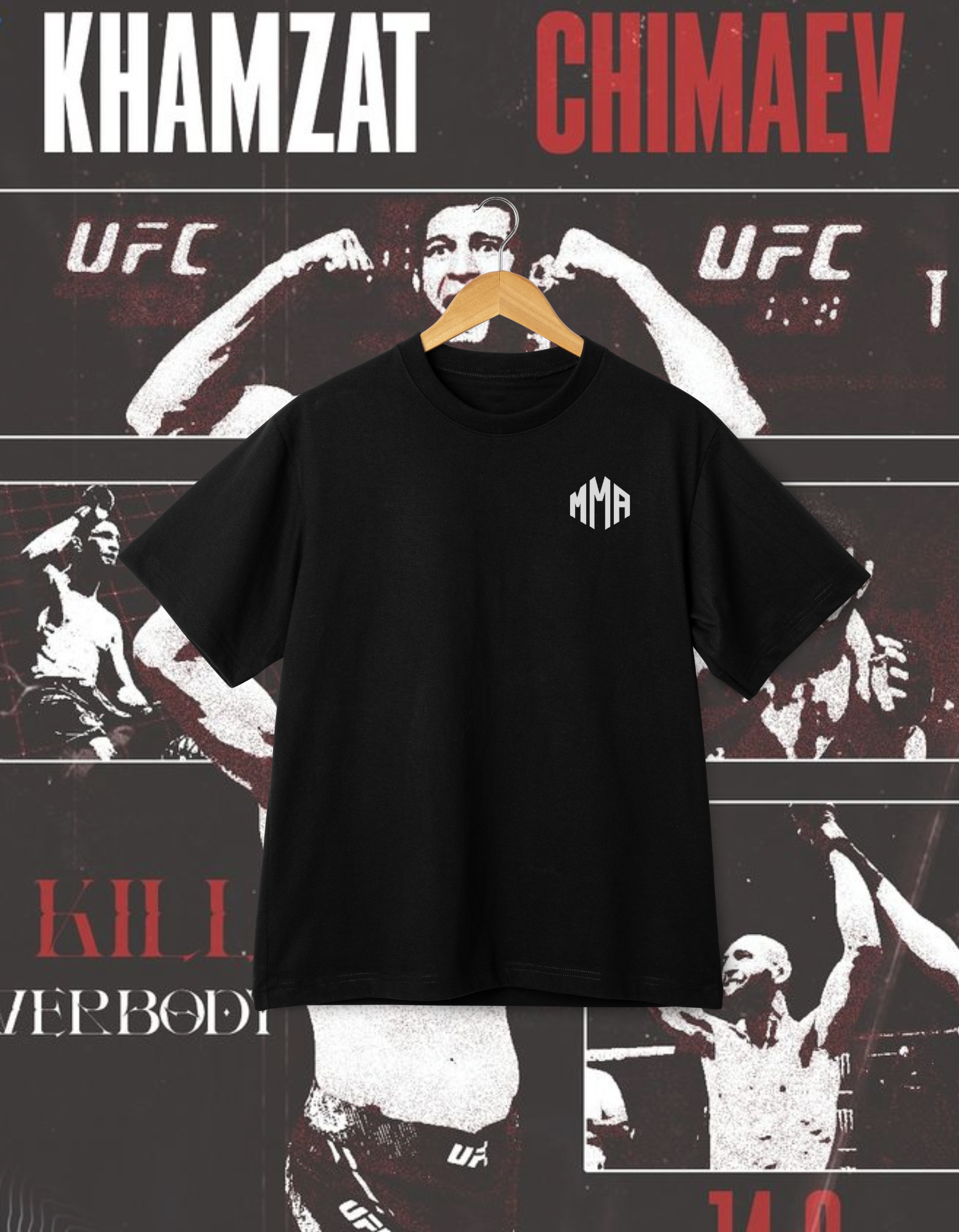 Khamzat Chimaev "Kill Everybody" UFC T-Shirt
