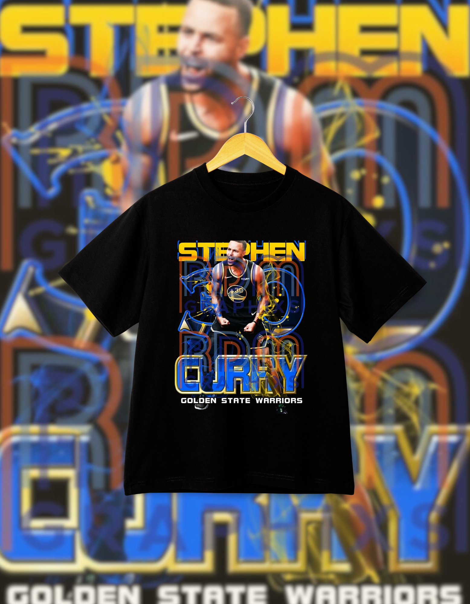 Stephen Curry Splash Bro Drop Shoulder T-Shirt
