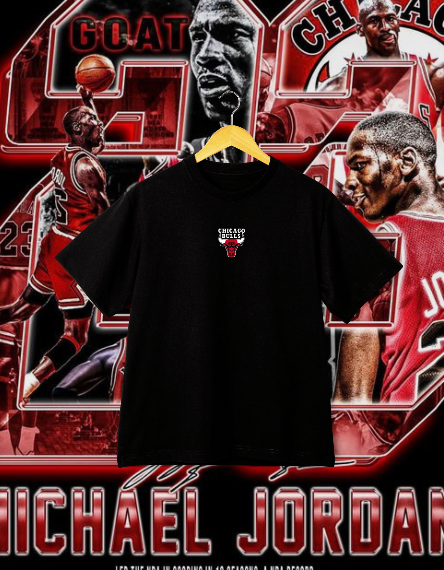 Michael Jordan "Air Jordan" Drop Shoulder T-Shirt