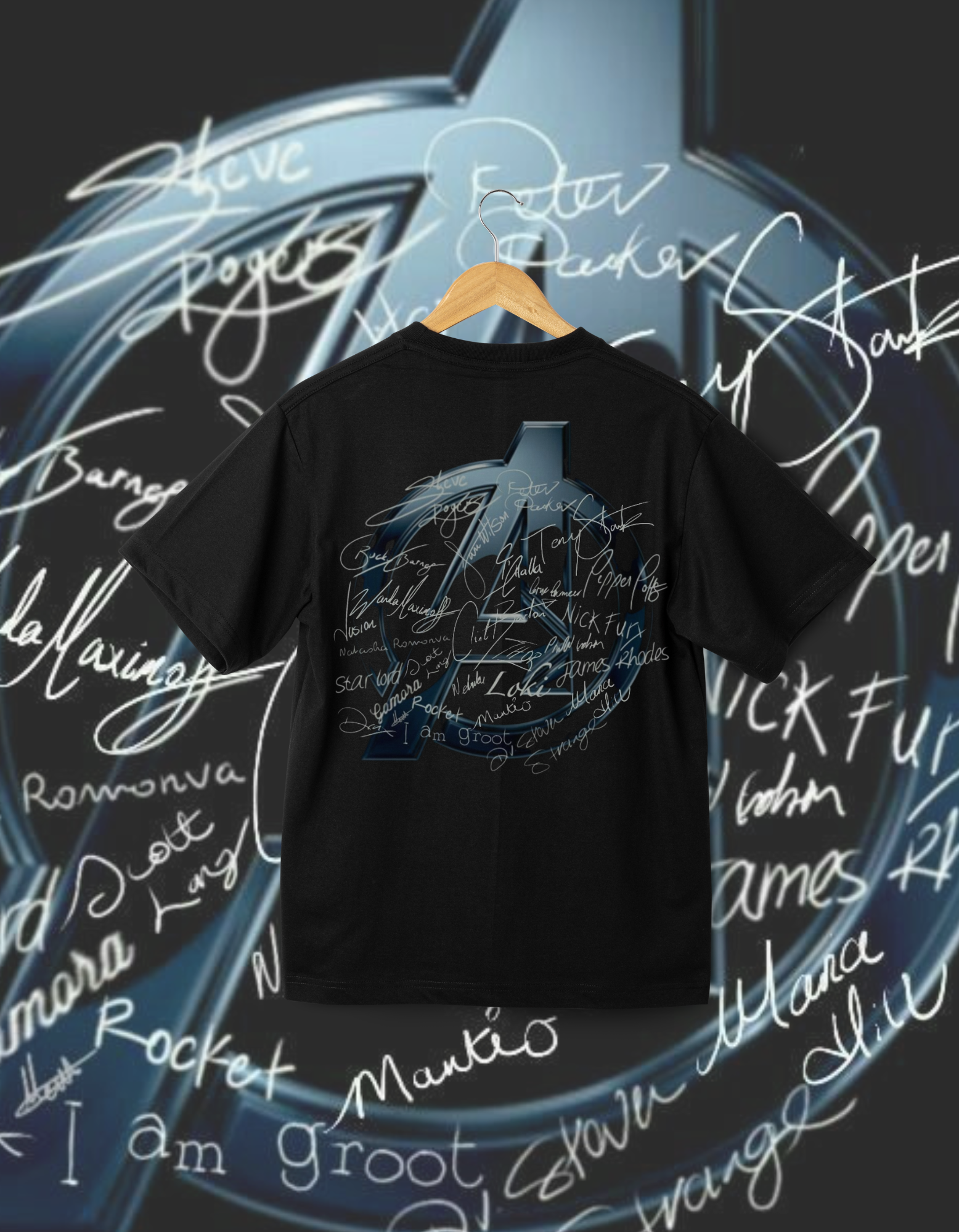 Avengers End Game Signatures T-Shirt