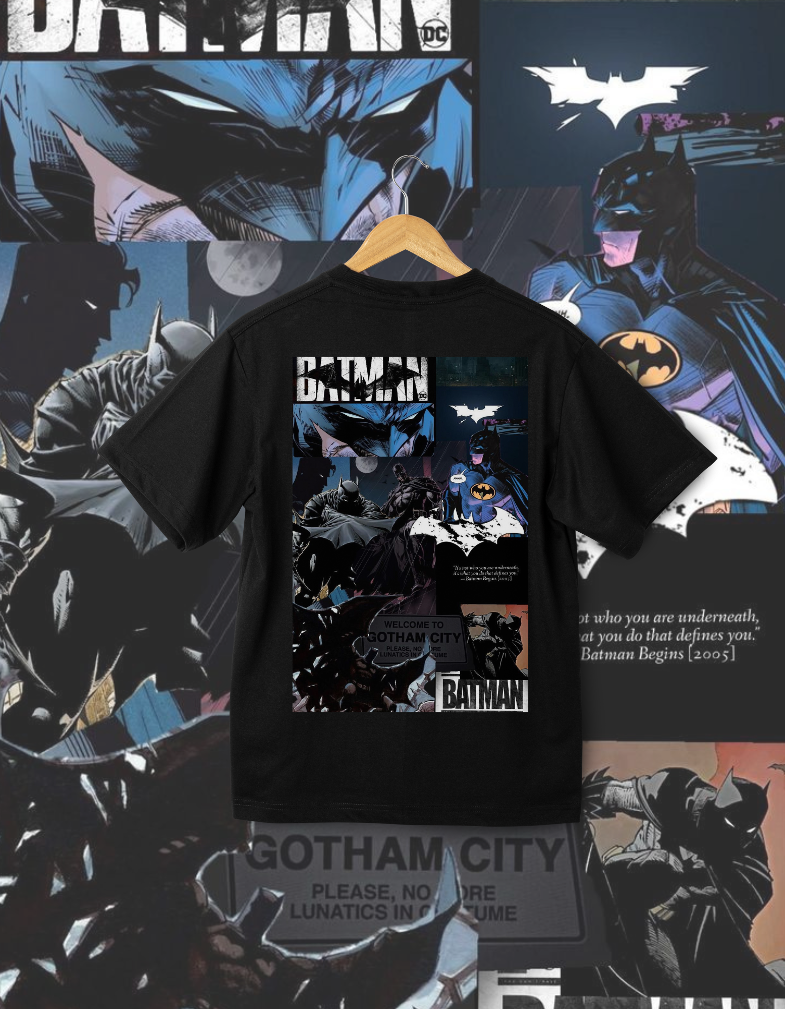Batman Gotham City Graphic Oversize/ Dropshoulder