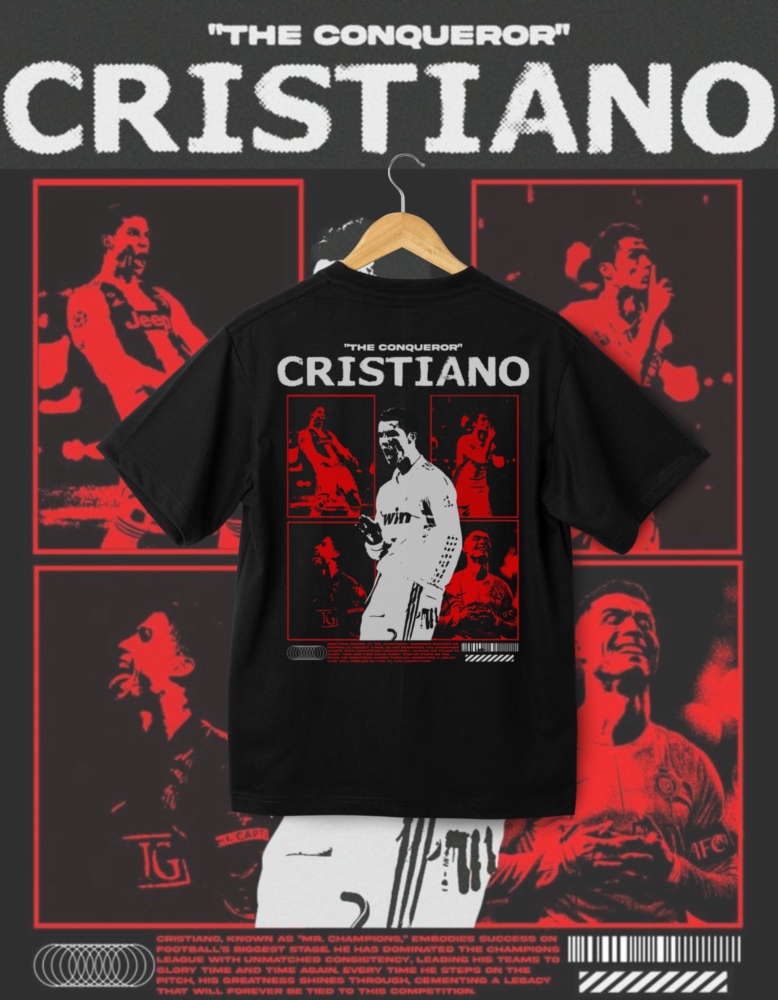 Cristiano Ronaldo "The Conqueror" T-Shirt
