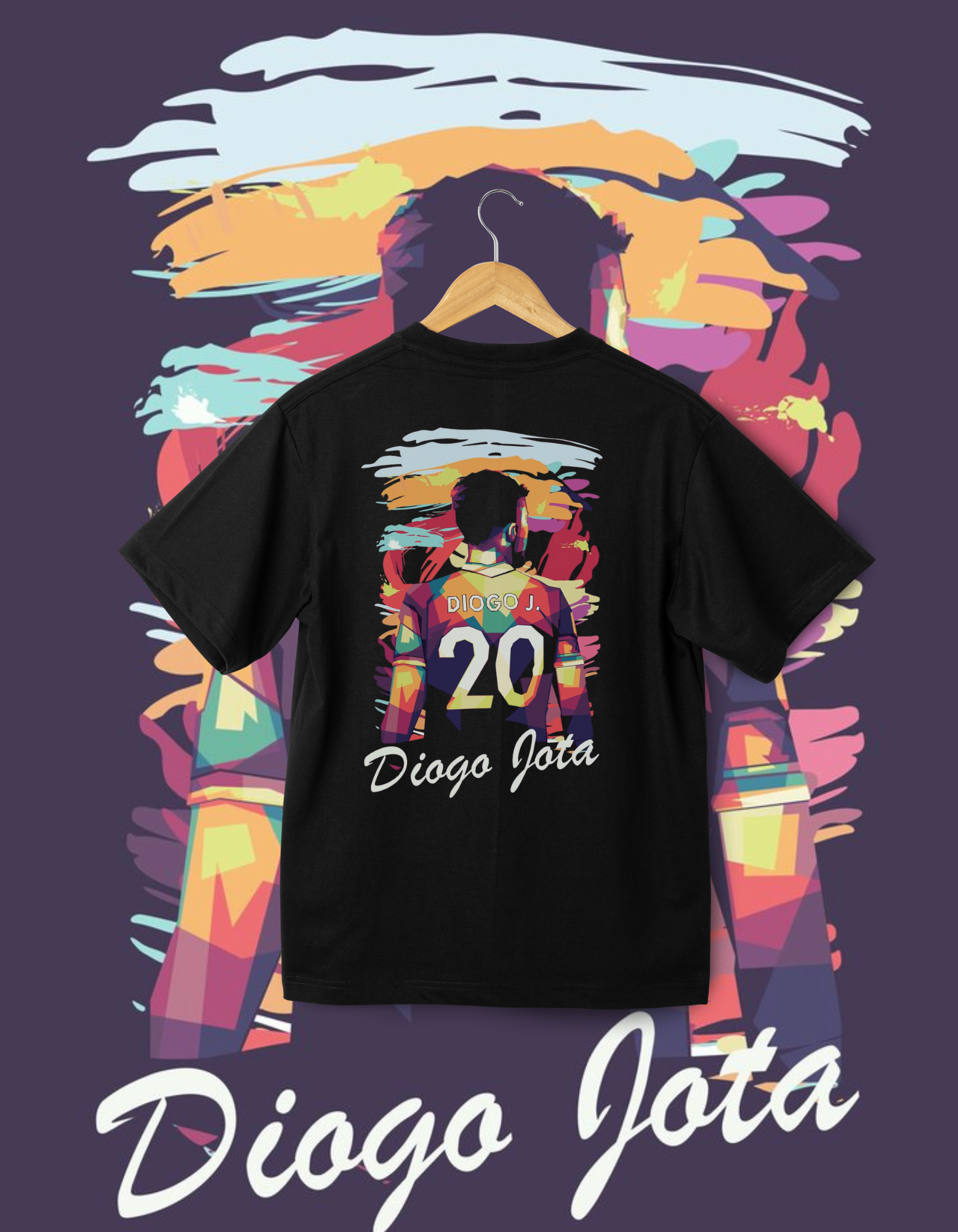 Diogo Jota Pop Art T-Shirt