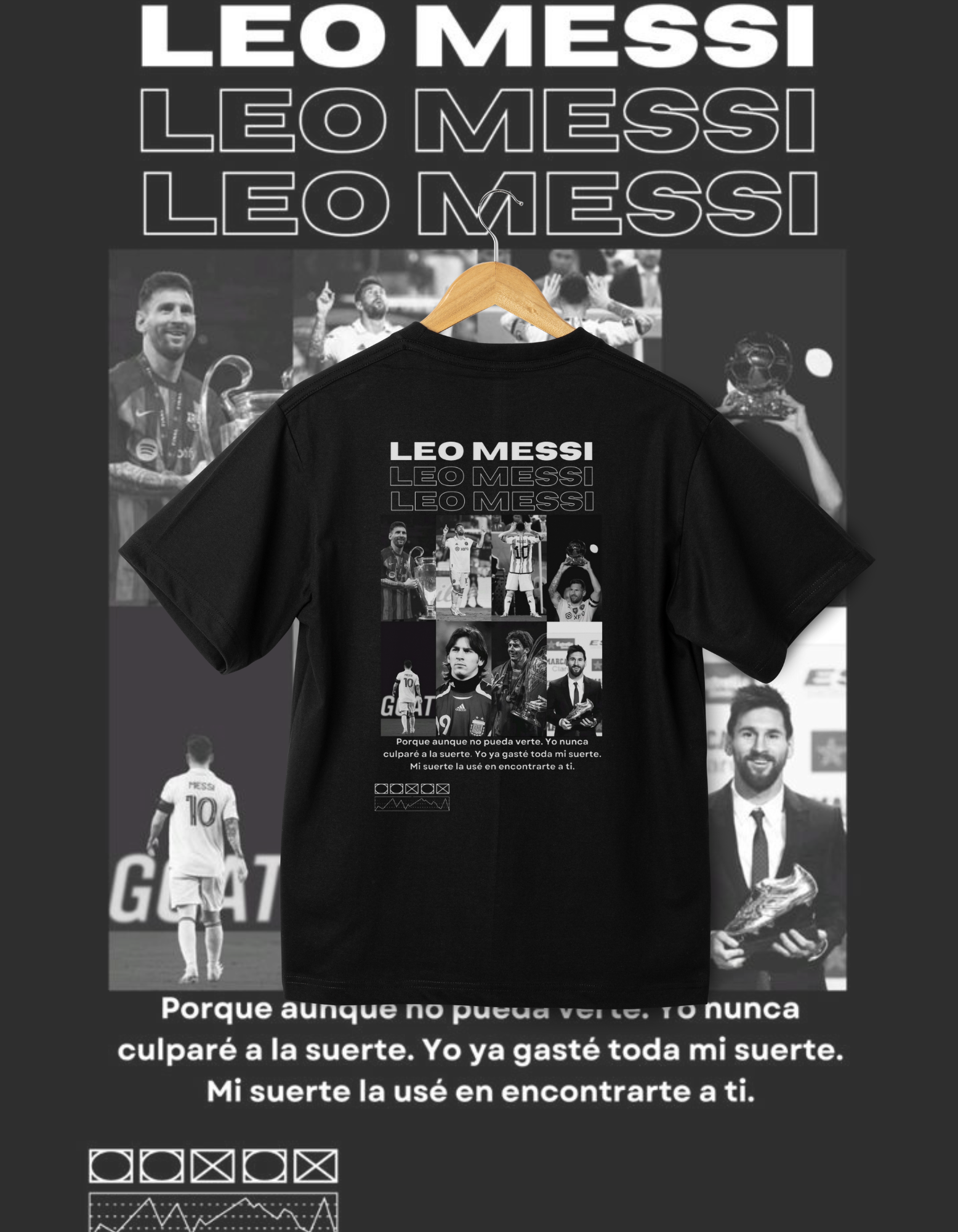 Leo Messi GOAT Legacy T-Shirt