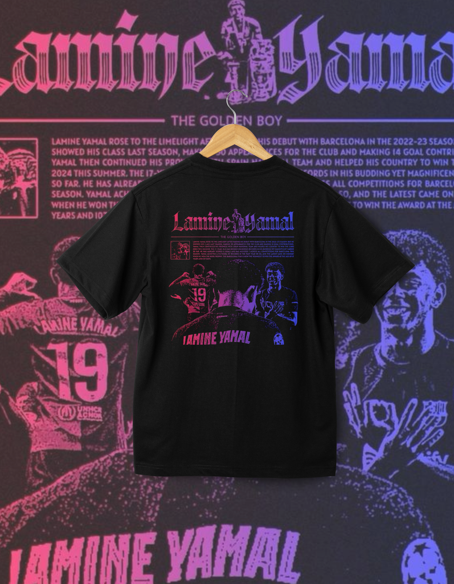 Lamine Yamal "The Golden Boy" T-Shirt