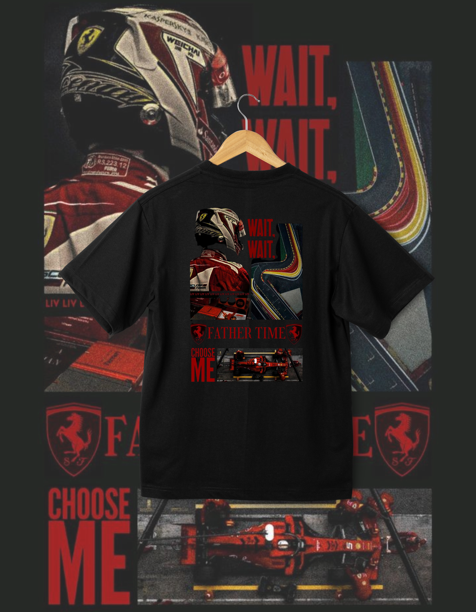 Carlos Sainz F1 "Smooth Operator" T-Shirt - Scuderia Ferrari