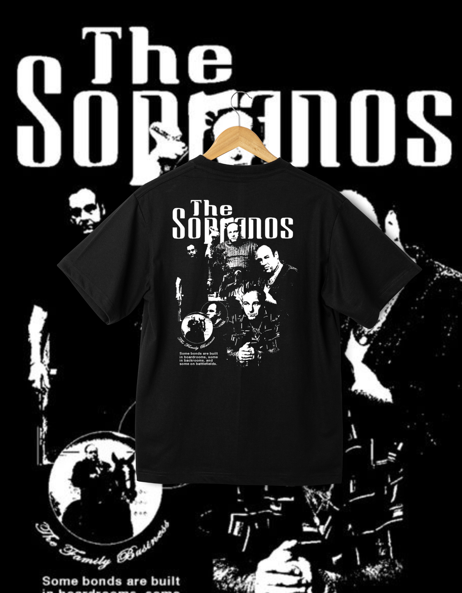 The Sopranos Mafia Family Graphic T-Shirt