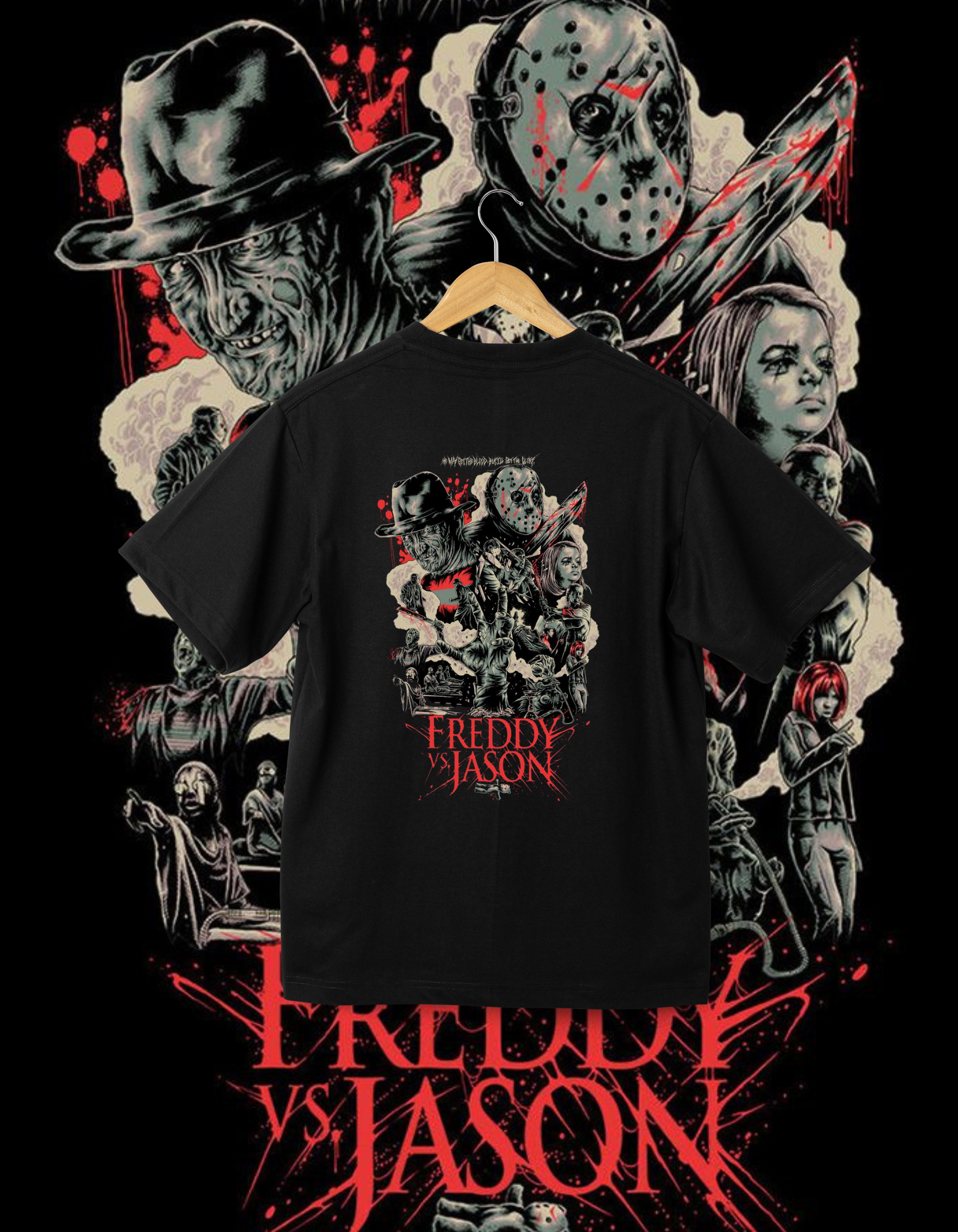 Freddy vs. Jason Horror Movie T-Shirt