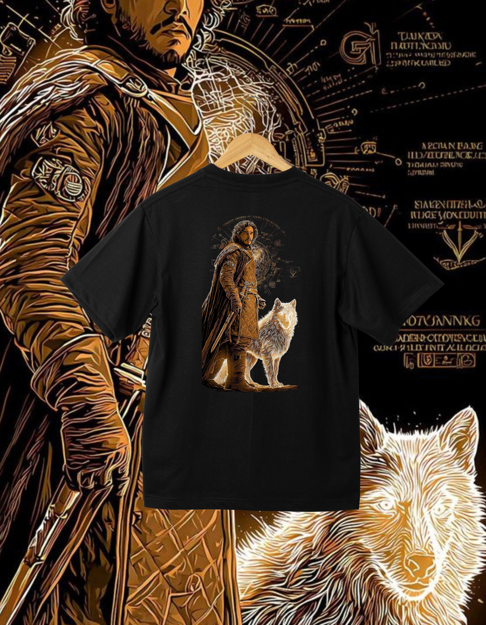 Game of Thrones Jon Snow & Ghost T-Shirt