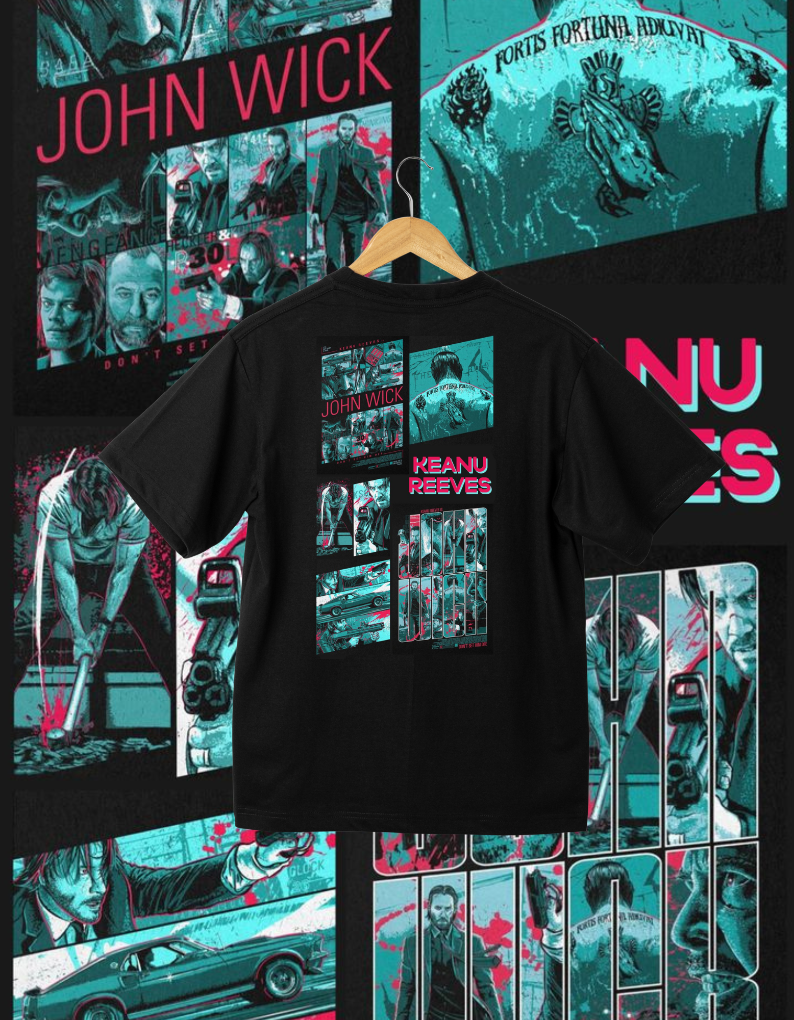 John Wick Keanu Reeves Movie T-Shirt