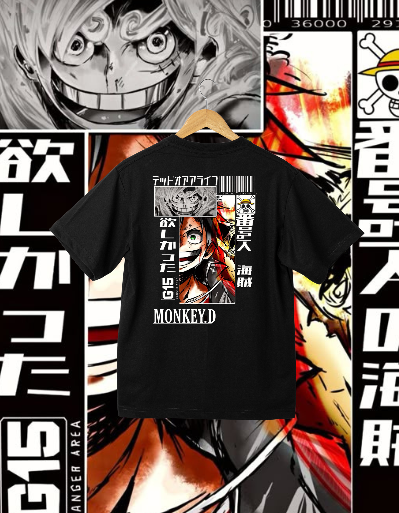 One Piece "Gear 5" Monkey D. Luffy Anime T-Shirt