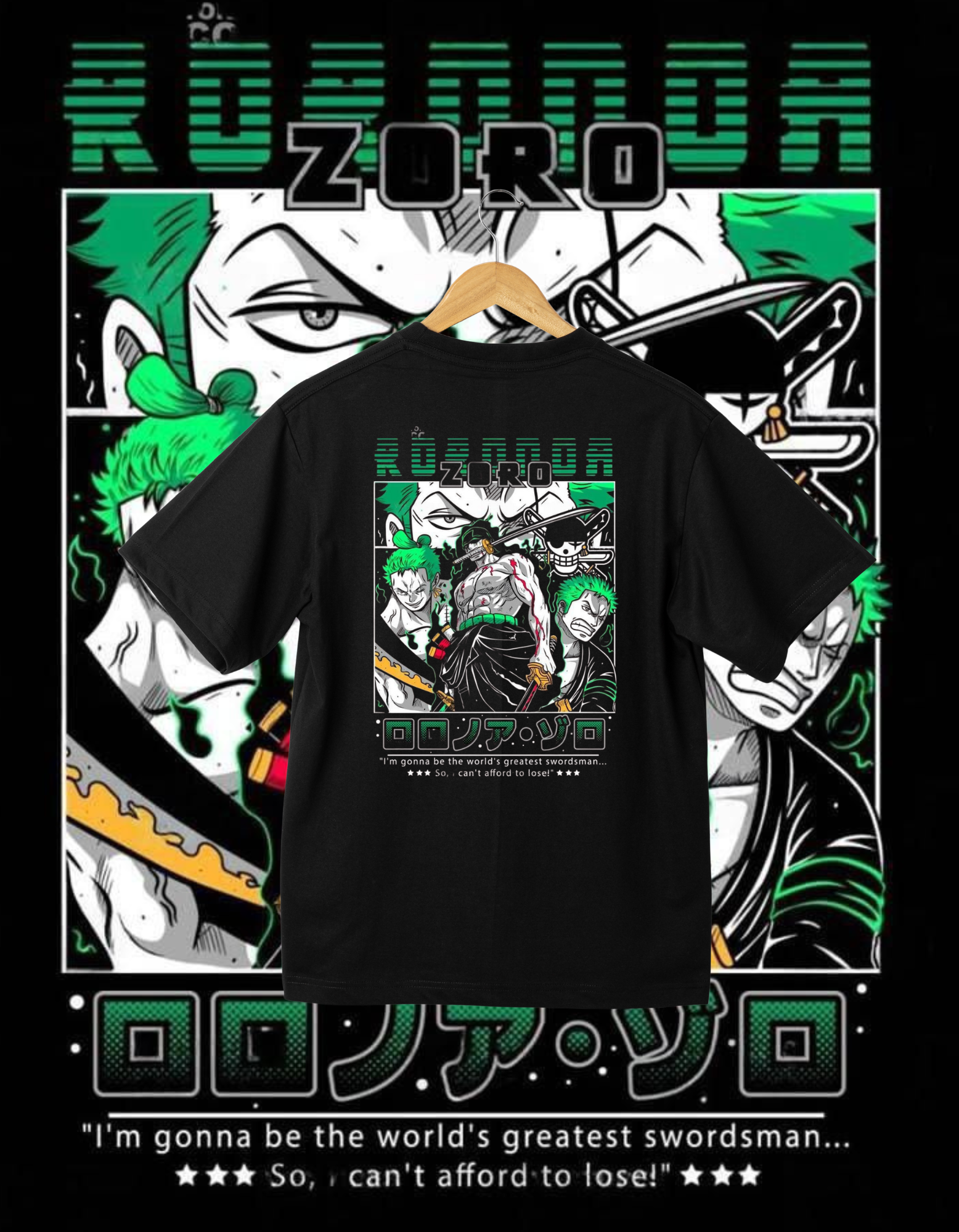 One Piece World's Greatest Swordsman "Zoro" T-Shirt