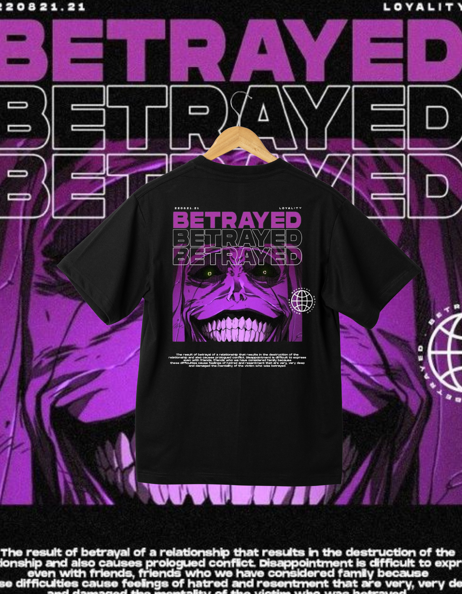 Solo Leveling "Betrayed" T-Shirt - Sung Jinwoo