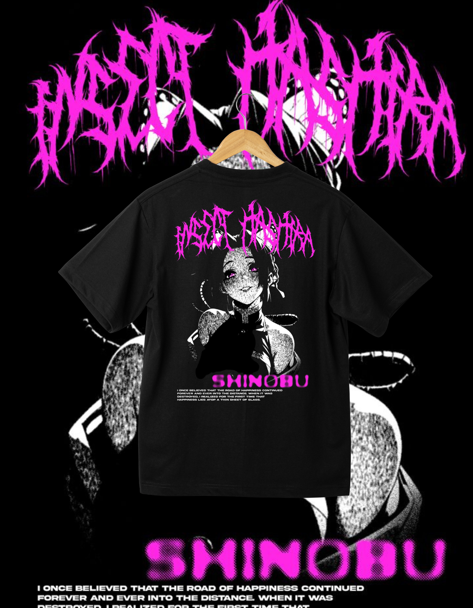 Demon Slayer Shinobu T-shirt - VAPORWAVE HASHIRA