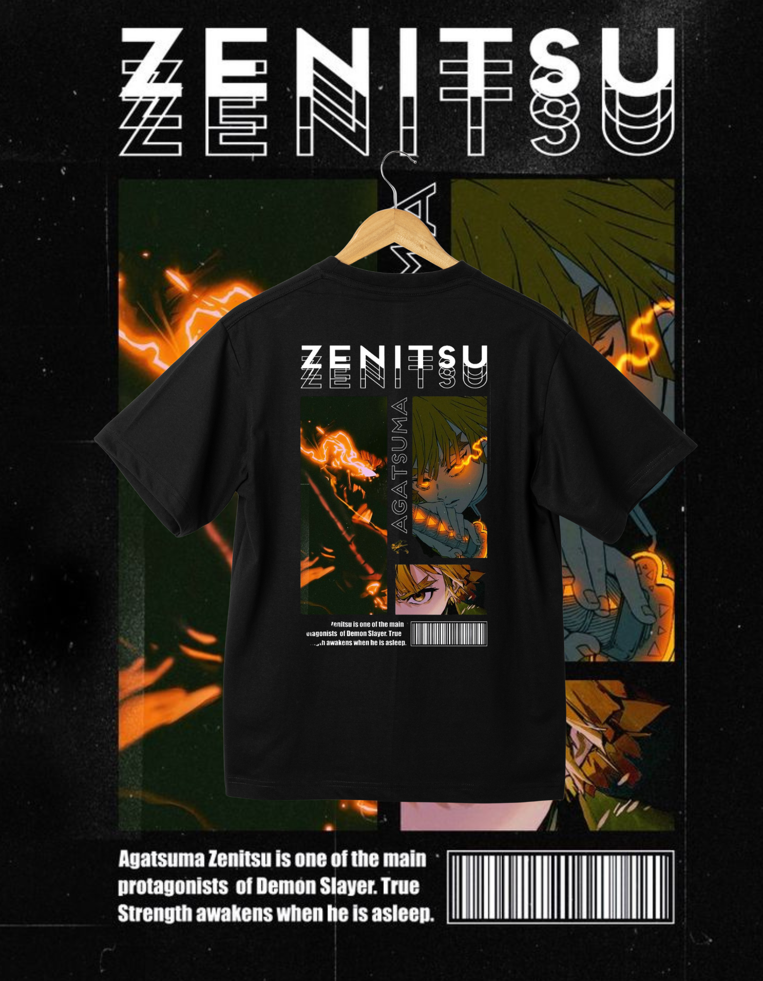 Demon Slayer Zenitsu Agatsuma T-shirt
