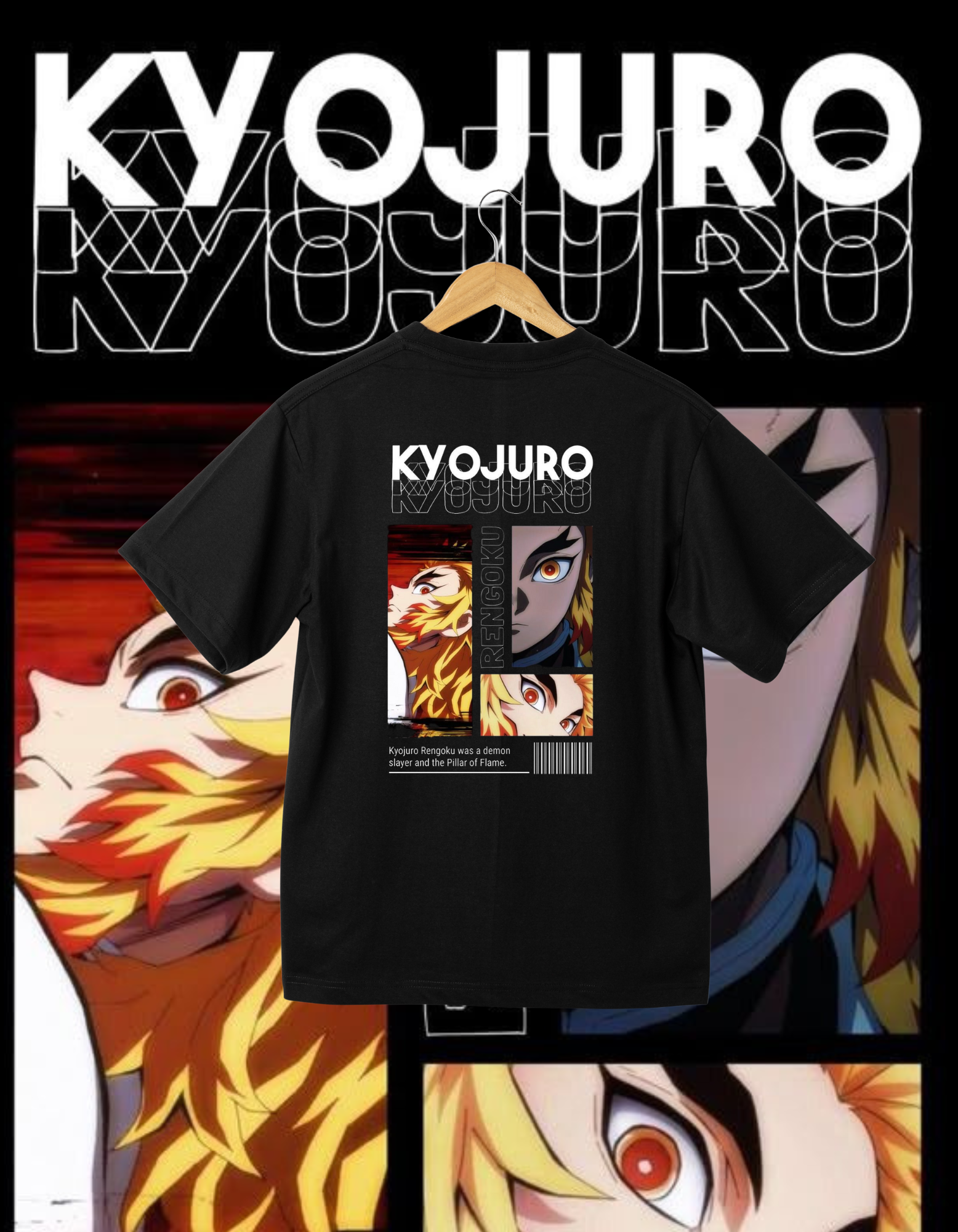 Demon Slayer Rengoku Kyoujuro T-shirt