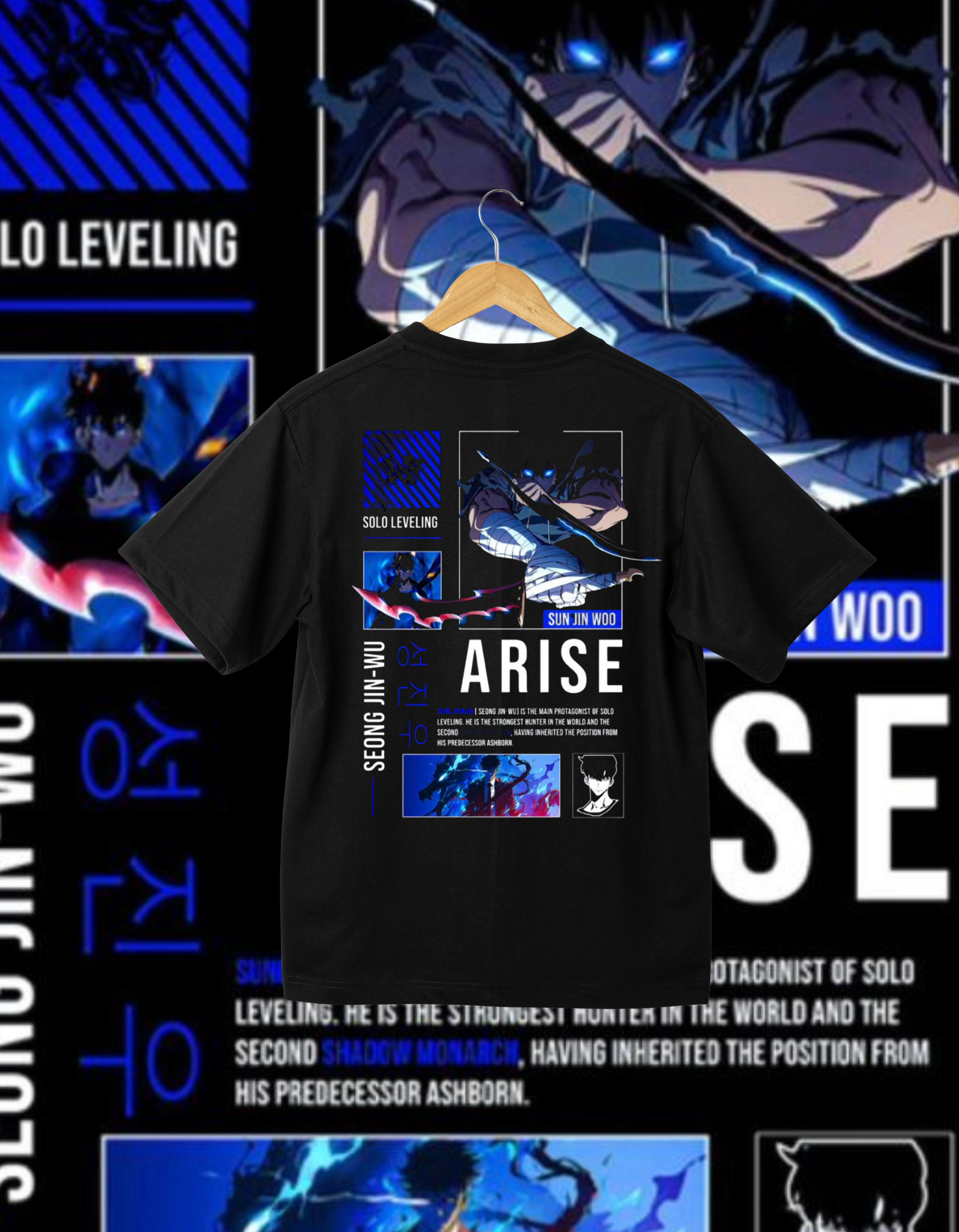 Solo Leveling Sung Jin-Woo T-shirt - Arise