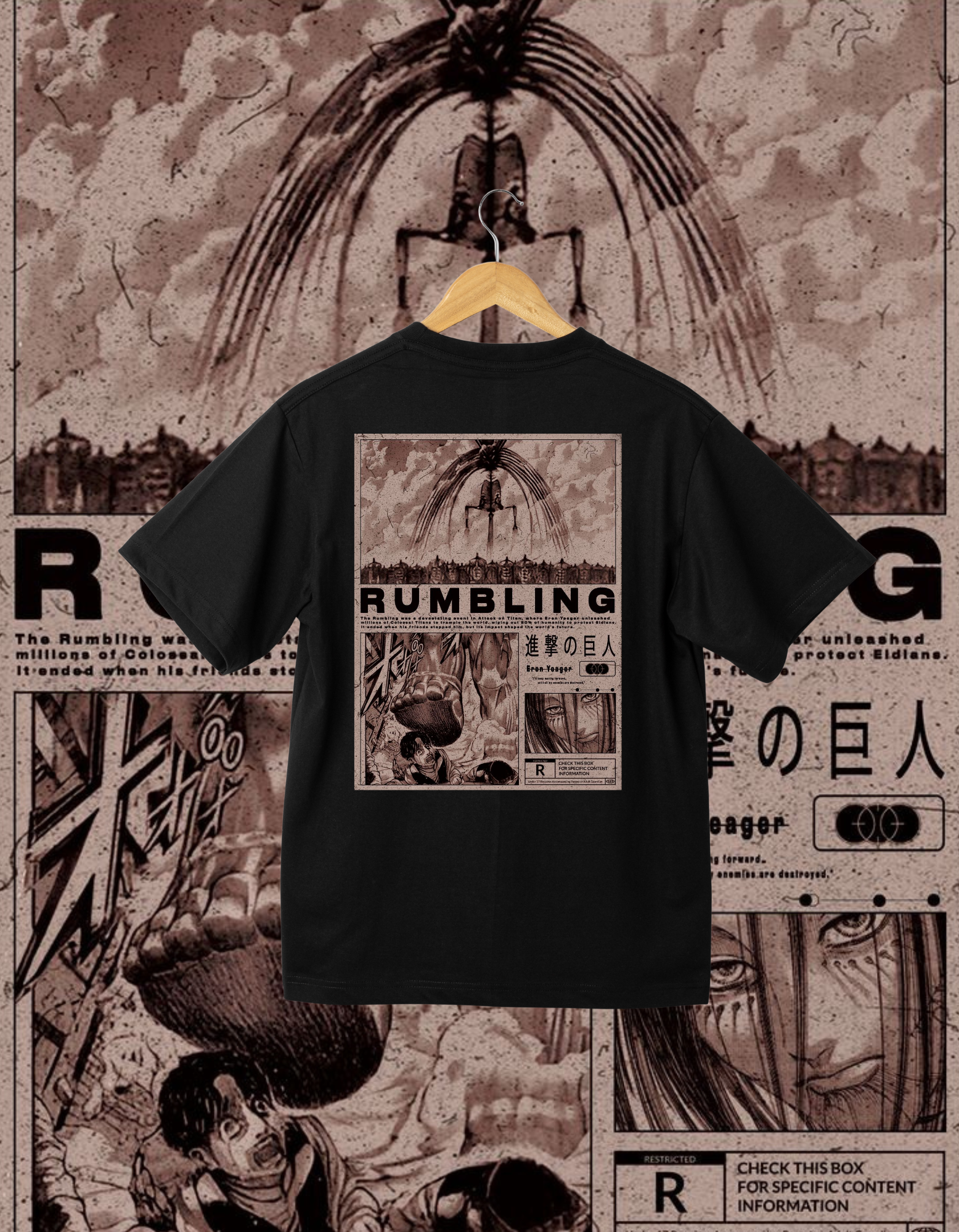 Attack on Titan Rumbling Graphic T-Shirt