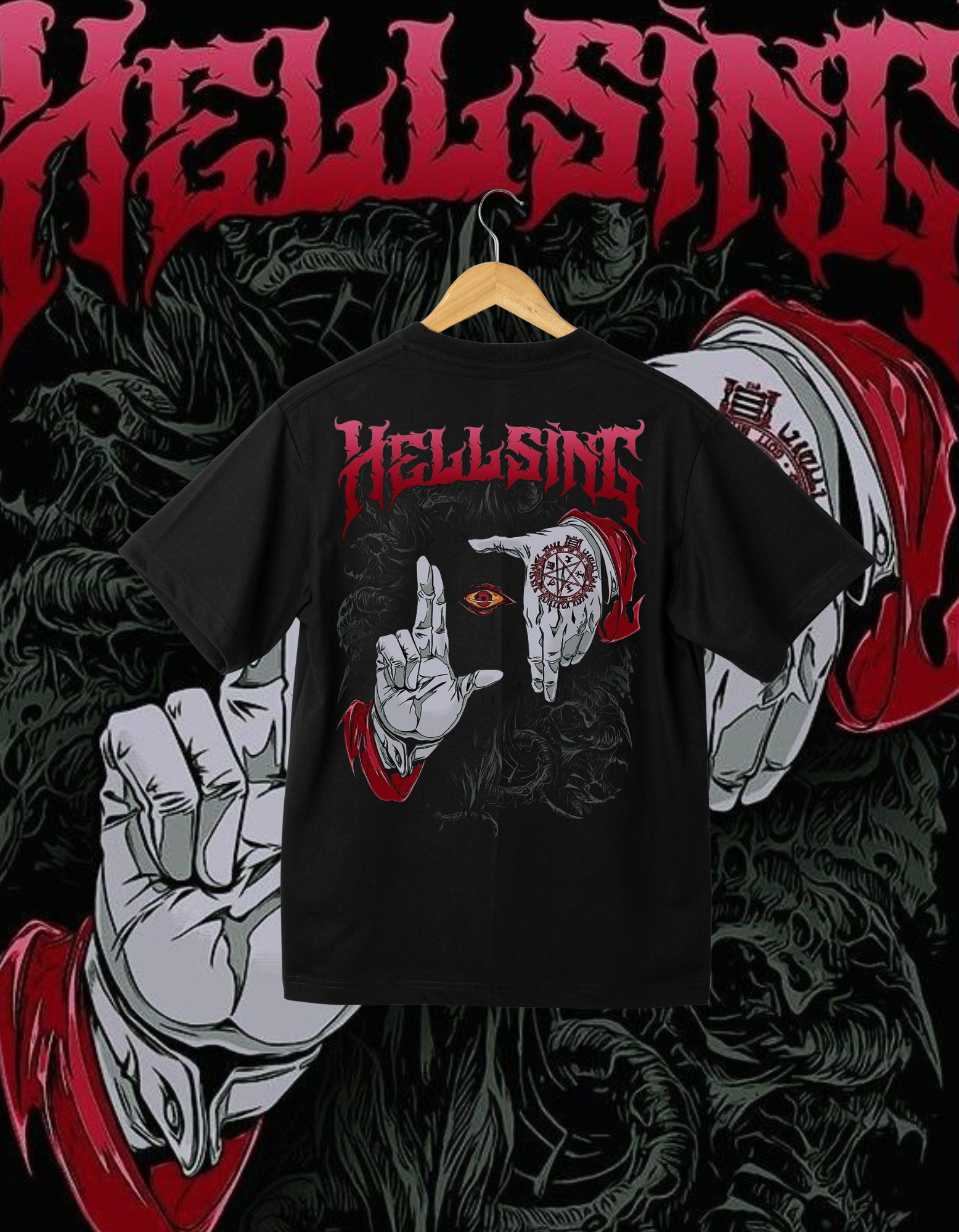 Hellsing Alucard "Eyes of the Undead" T-Shirt
