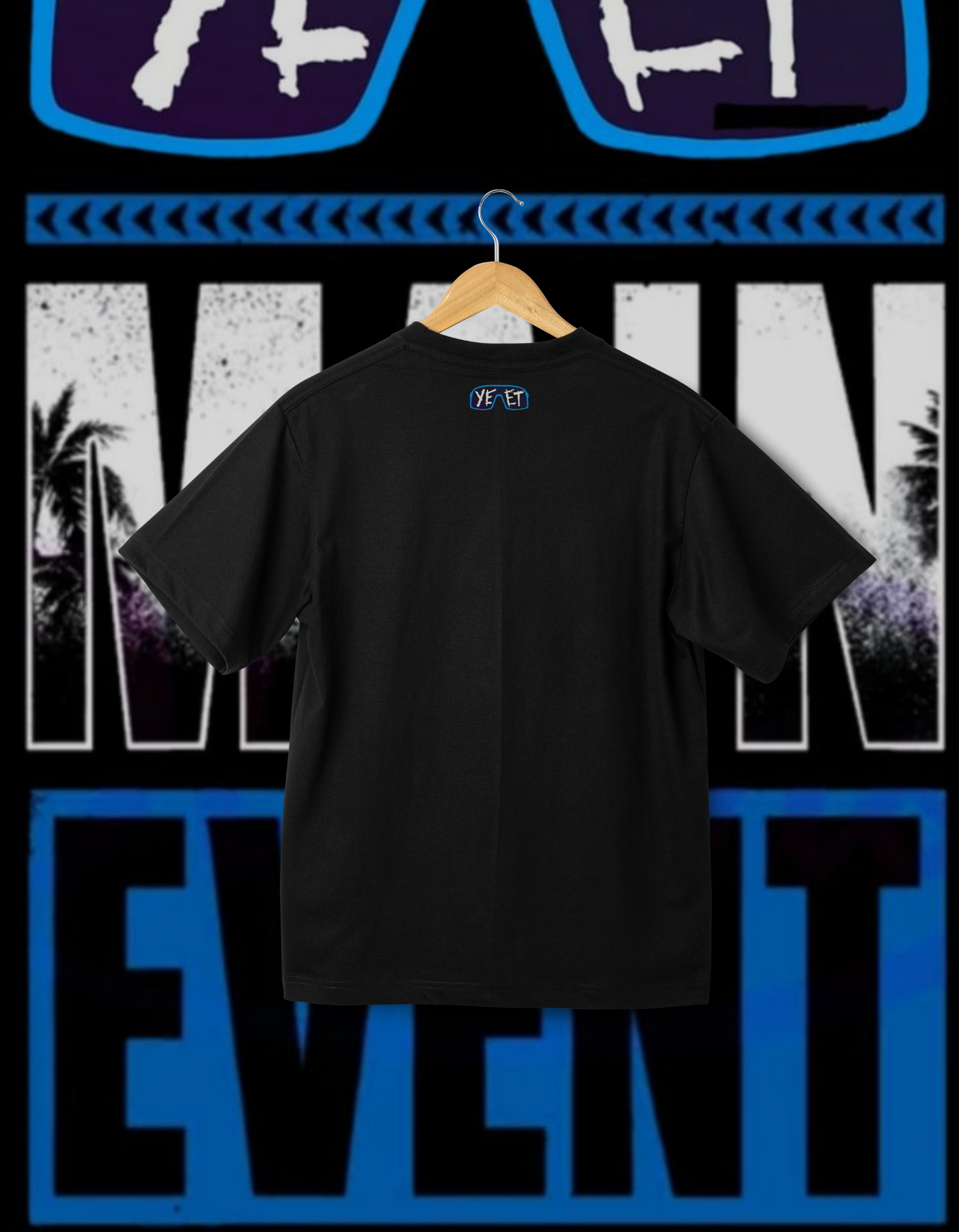 Jey Uso "YEET" Main Event Blue Black Wrestling T-Shirt
