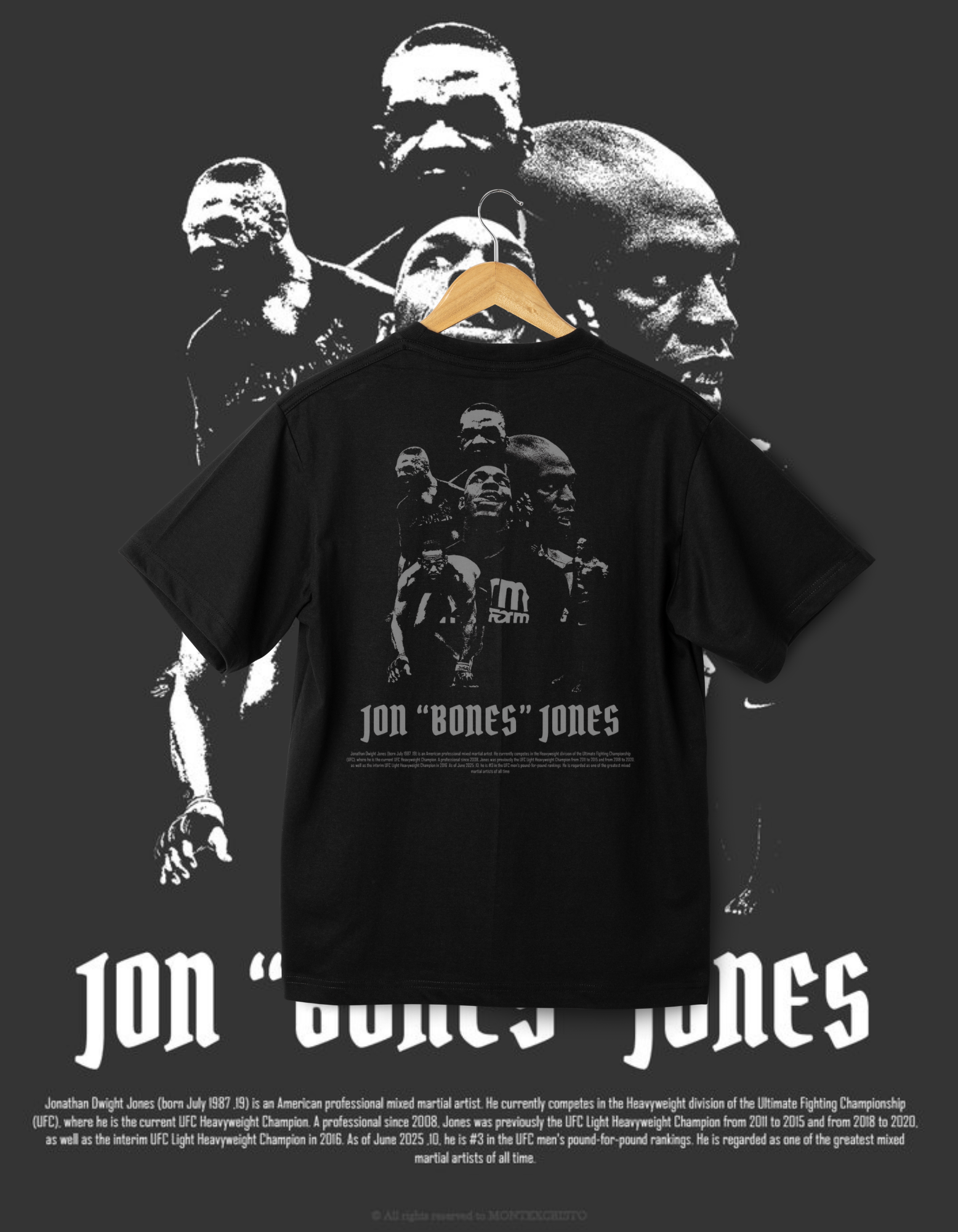Jon "Bones" Jones UFC Champion T-Shirt