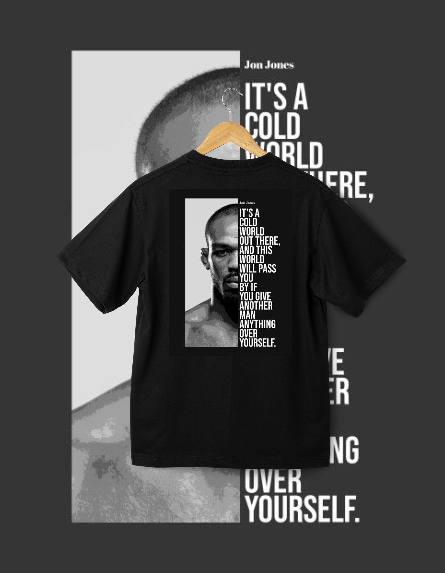 Jon "Bones" Jones Cold World MMA T-Shirt