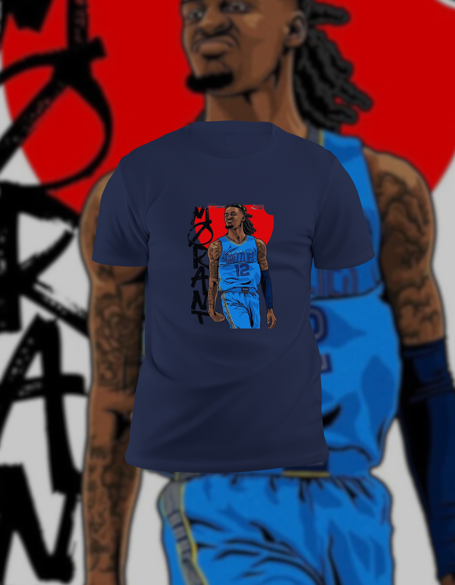 Ja Morant Memphis Grizzlies Graphic T-Shirt - 'Grizz' Fan Gear