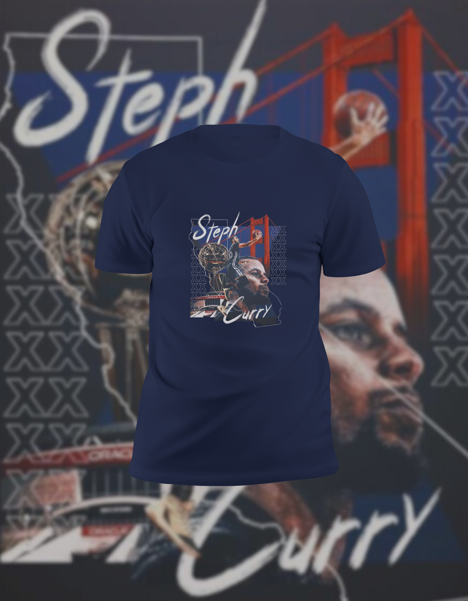 Steph Curry Golden State Bridge T-Shirt