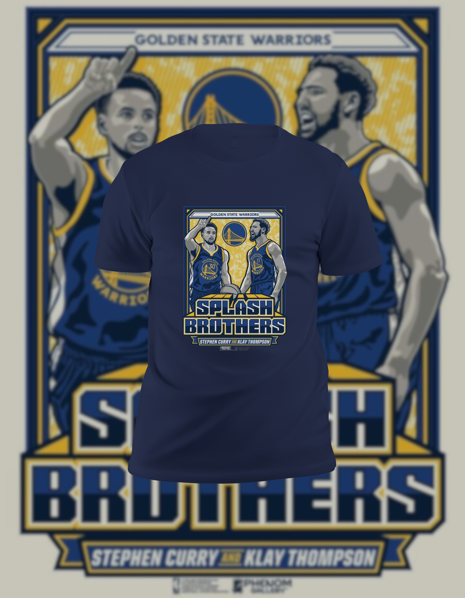 Splash Brothers T-Shirt - Stephen Curry & Klay Thompson Warriors Tee