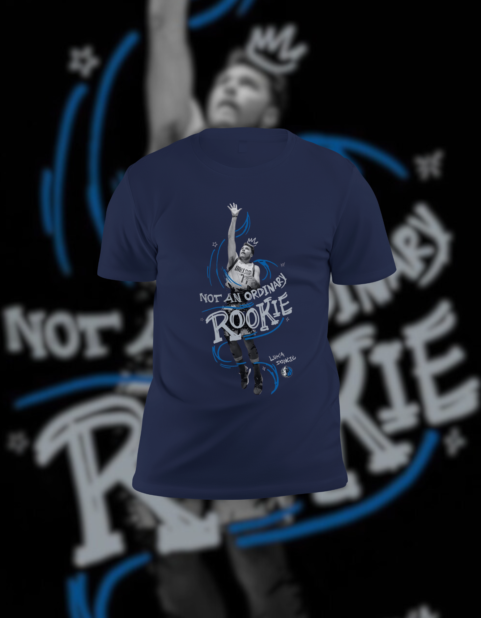 Luka Dončić 'Not An Ordinary Rookie' T-Shirt