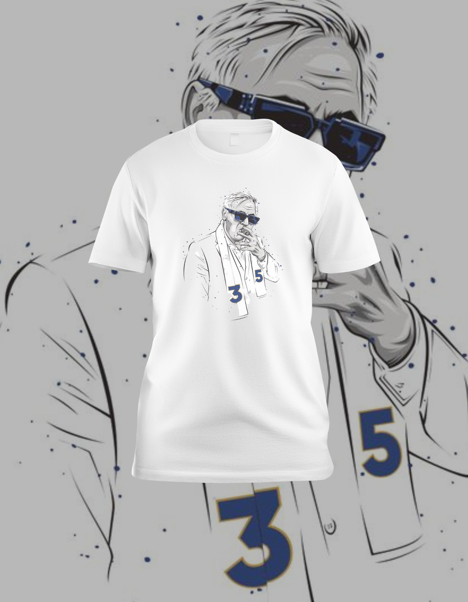 "Don Carlo" Carlo Ancelotti Real Madrid Coach T-Shirt | Football Manager