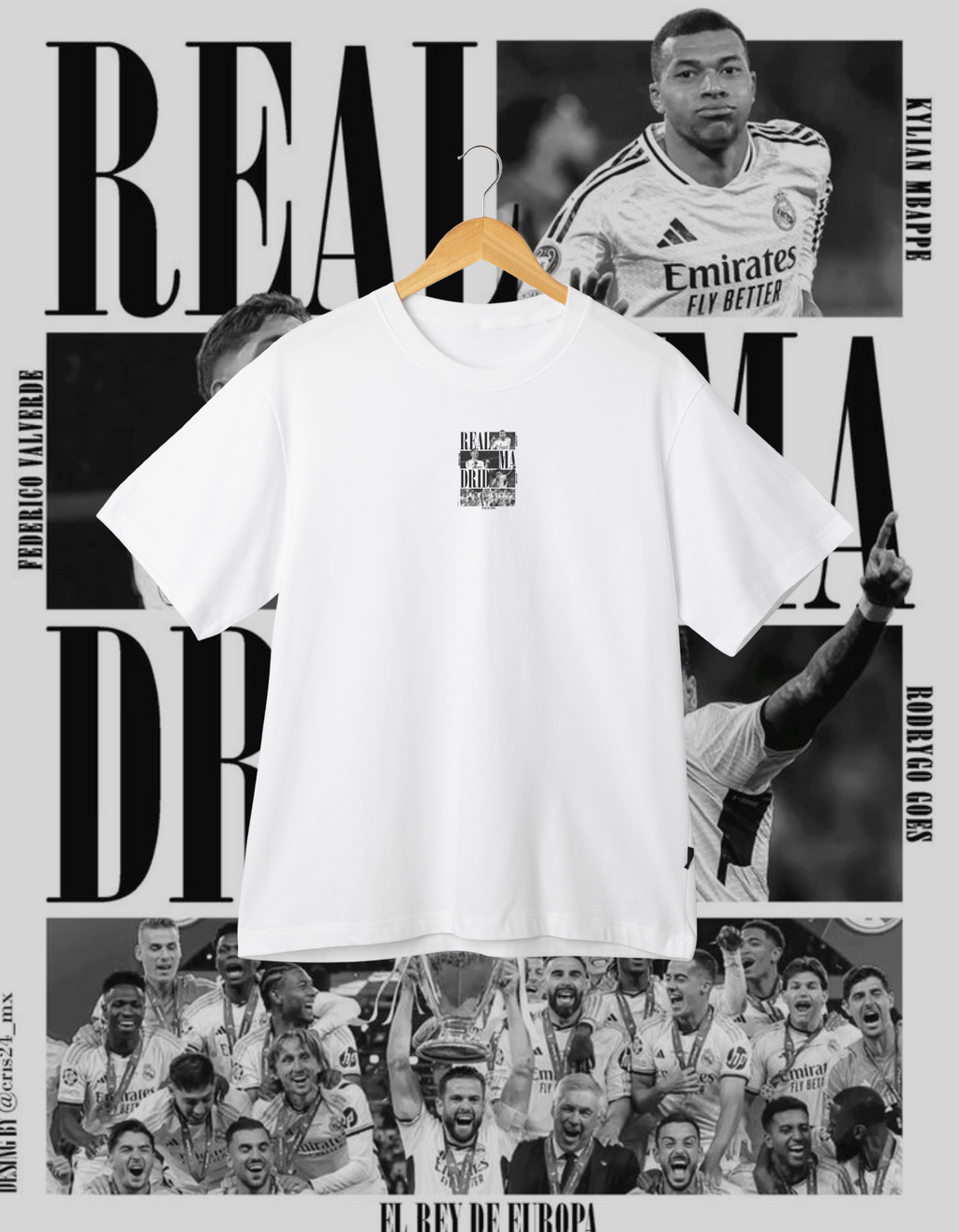 Real Madrid Champions League Kings Fan T-Shirt