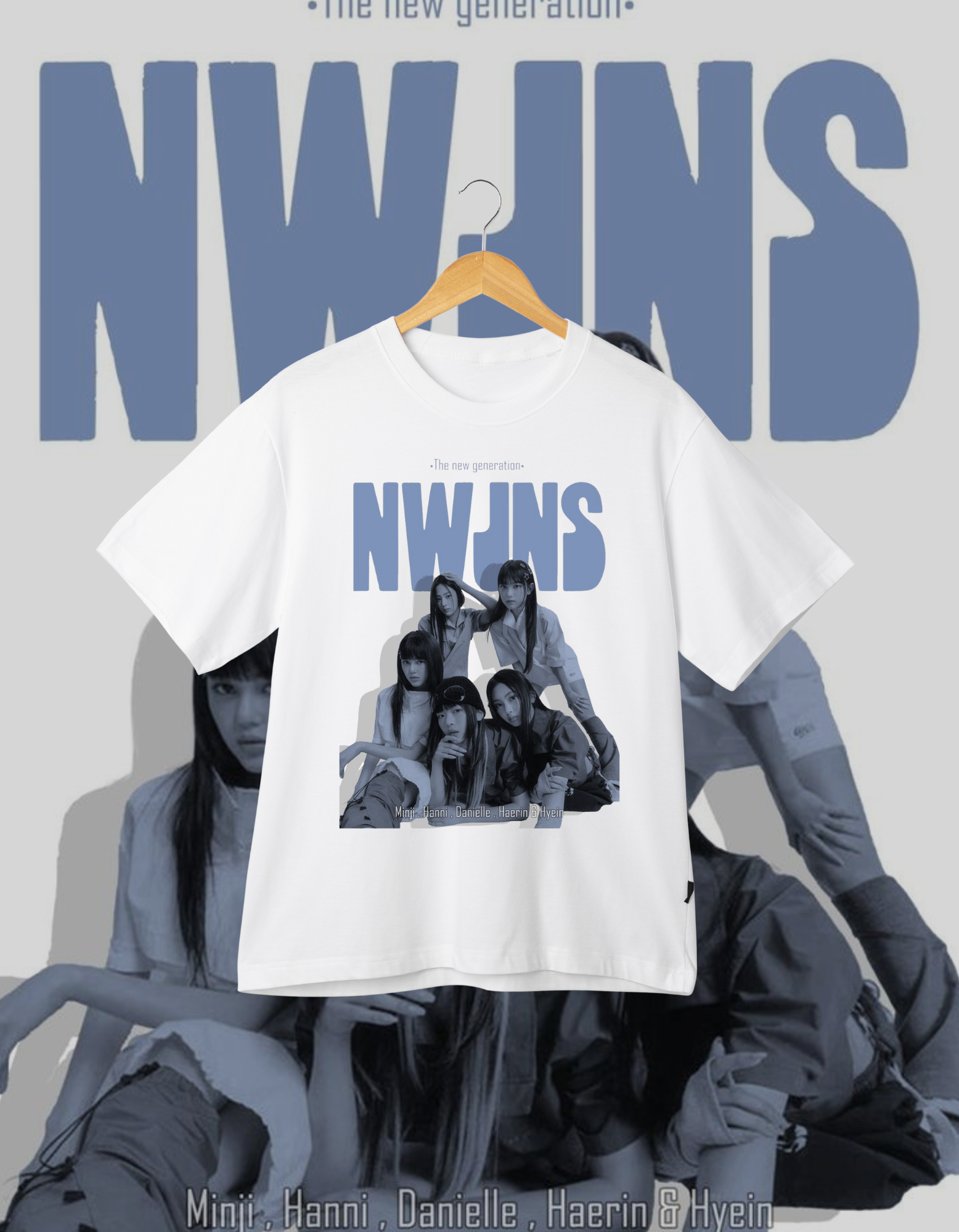 NewJeans NWJNS 'The New Generation' K-Pop T-Shirt