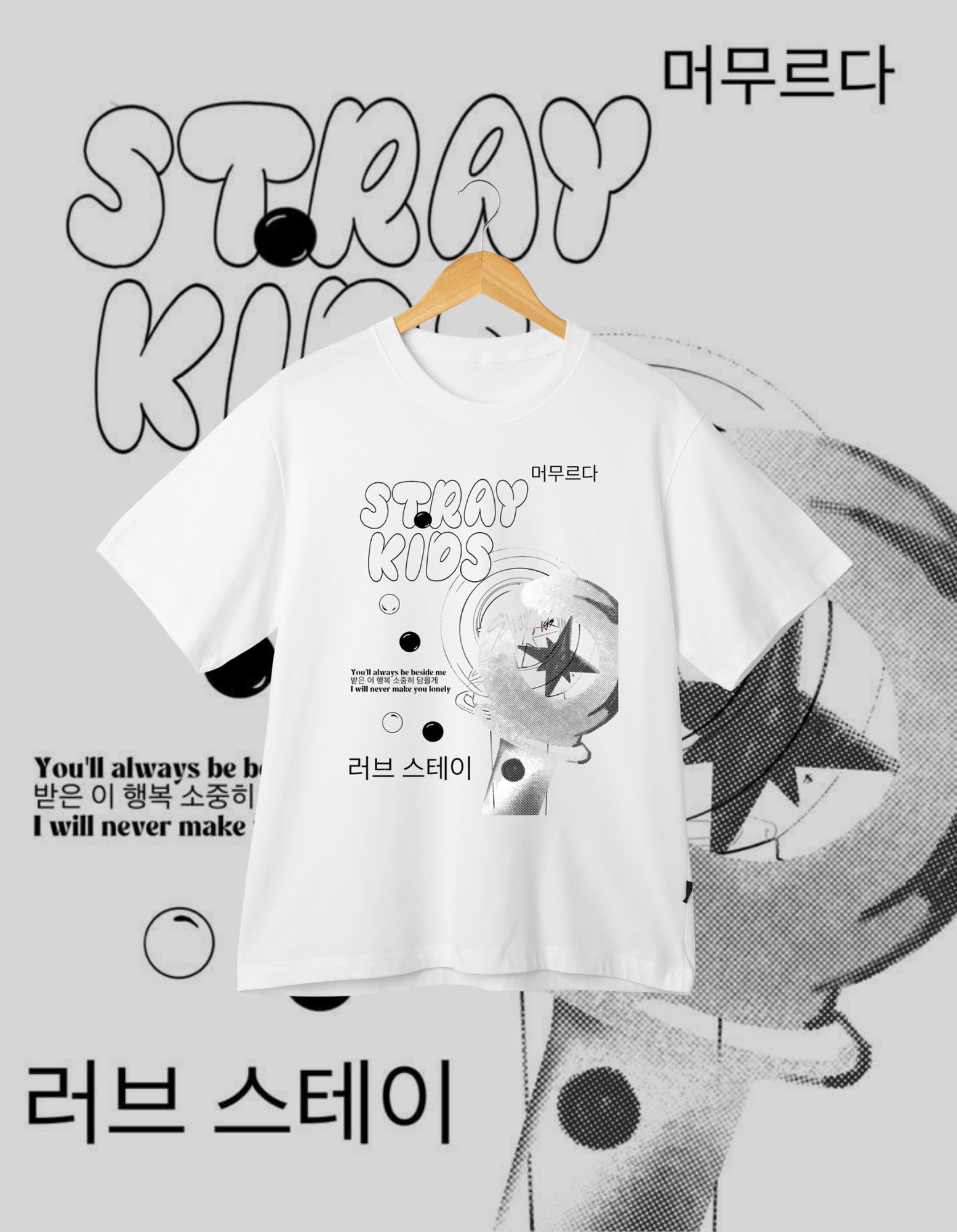 Stray Kids Light Stick 'You'll Always Be' K-Pop T-Shirt
