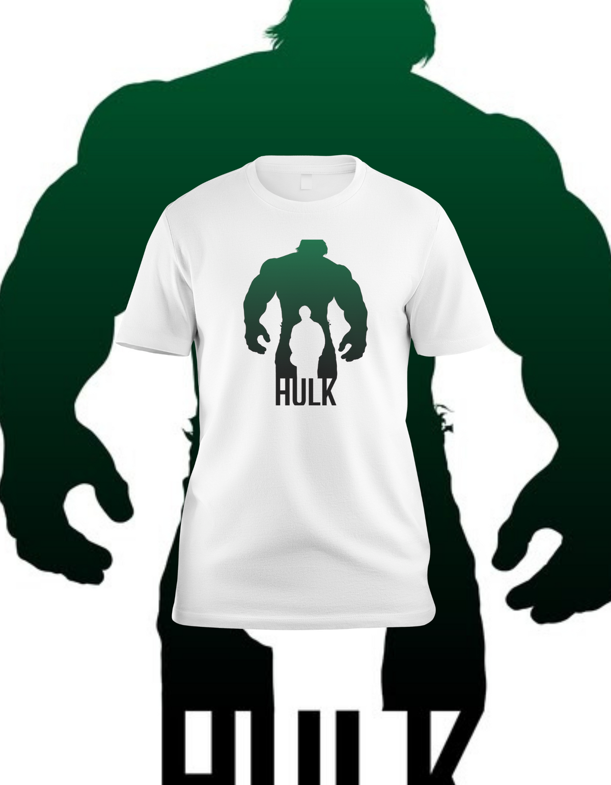 Hulk Silhouette Basic T-shirt