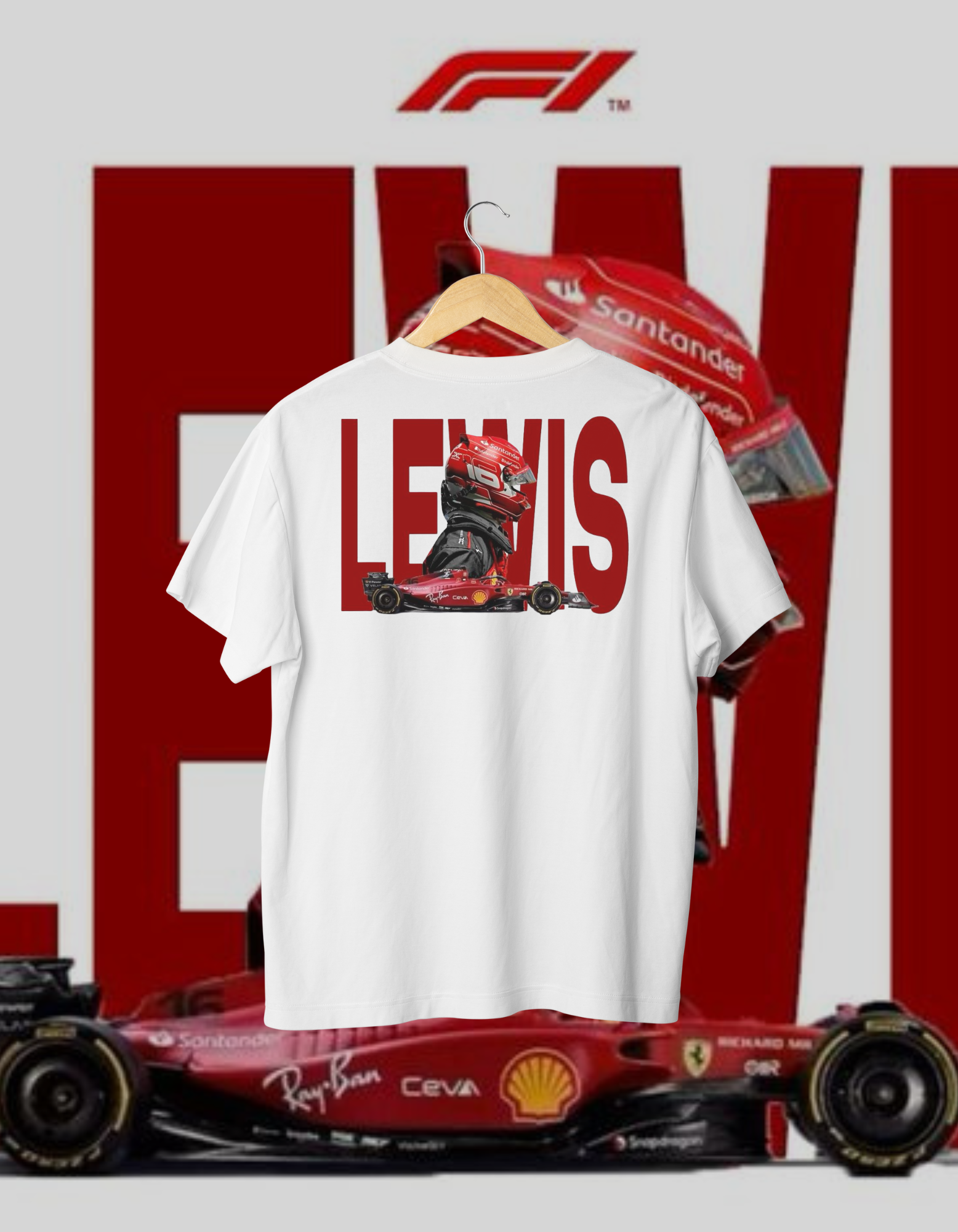 Lewis Hamilton Racing Oversized T-Shirt