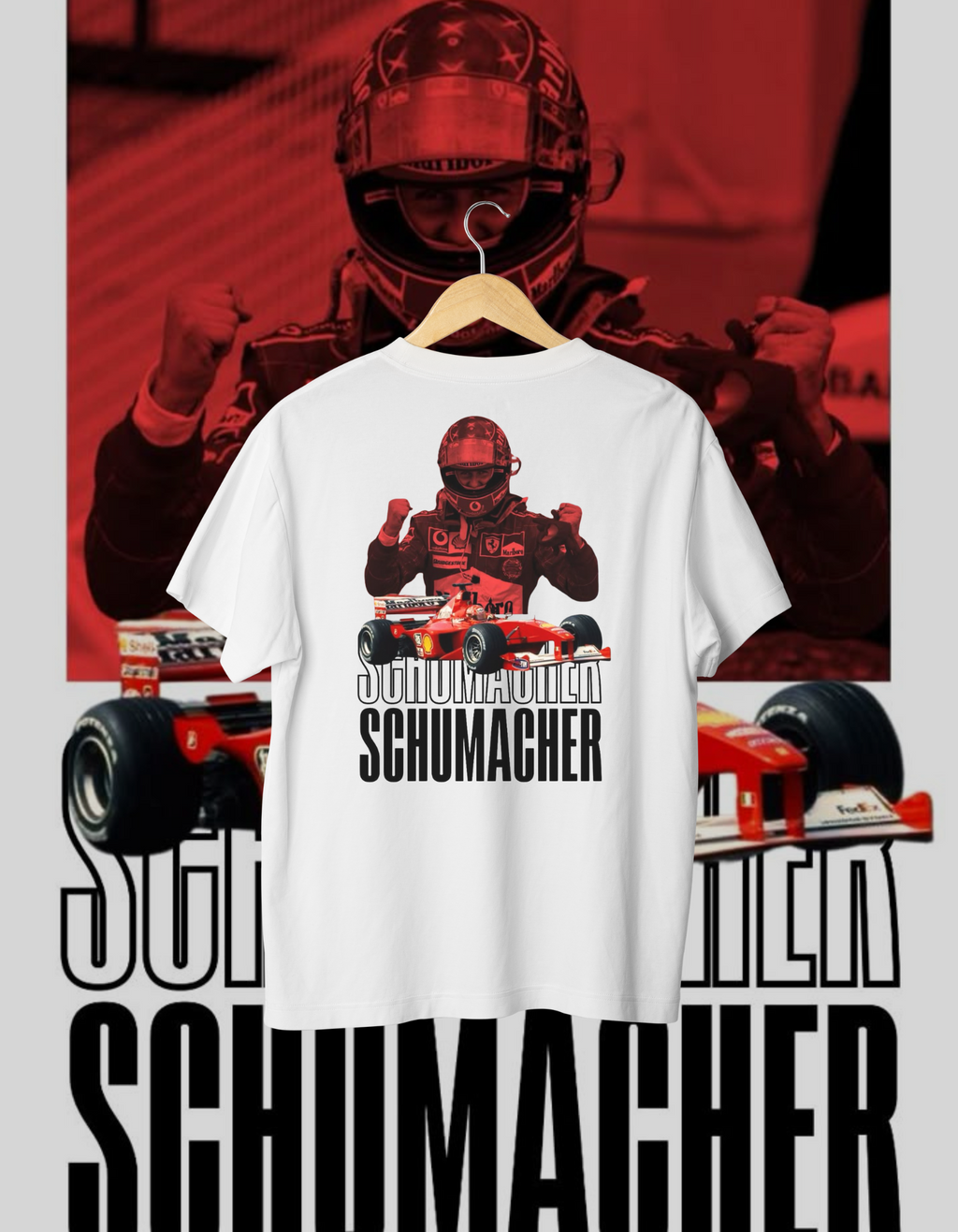 Michael Schumacher Ferrari Legend Oversized T-Shirt