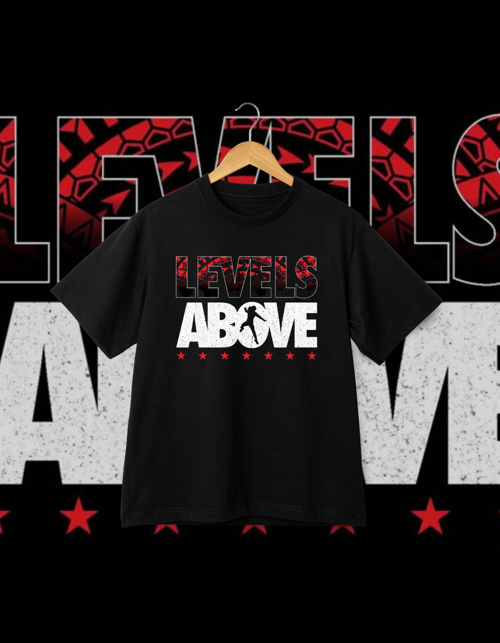 Roman Reigns "Levels Above" Undisputed Champion Black T-Shirt