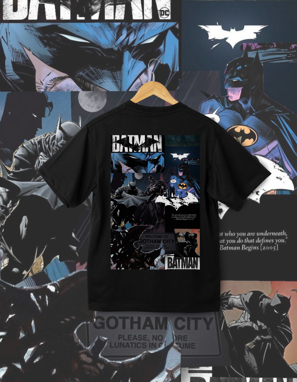 Batman Gotham City Graphic Oversize/ Dropshoulder