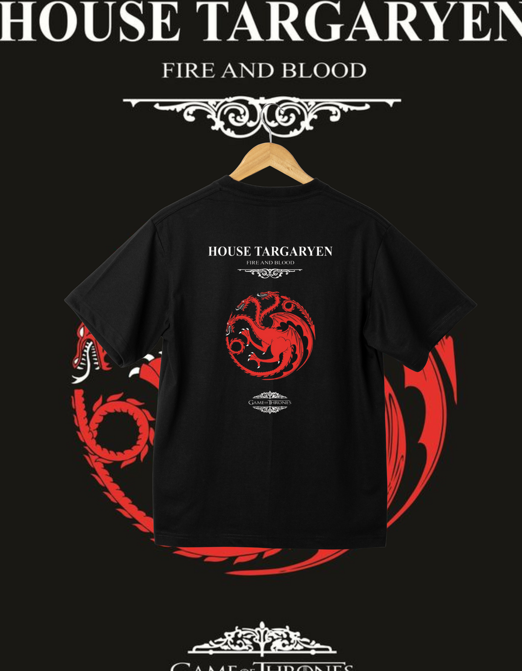 House Targaryen Fire and Blood T-Shirt