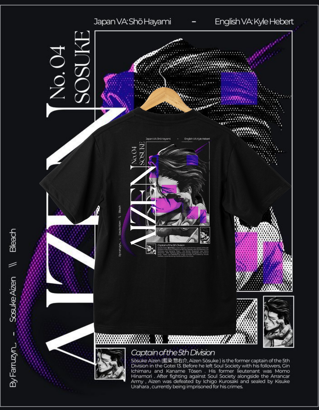 Bleach "Sosuke Aizen" T-Shirt - Captain of the 5th Division