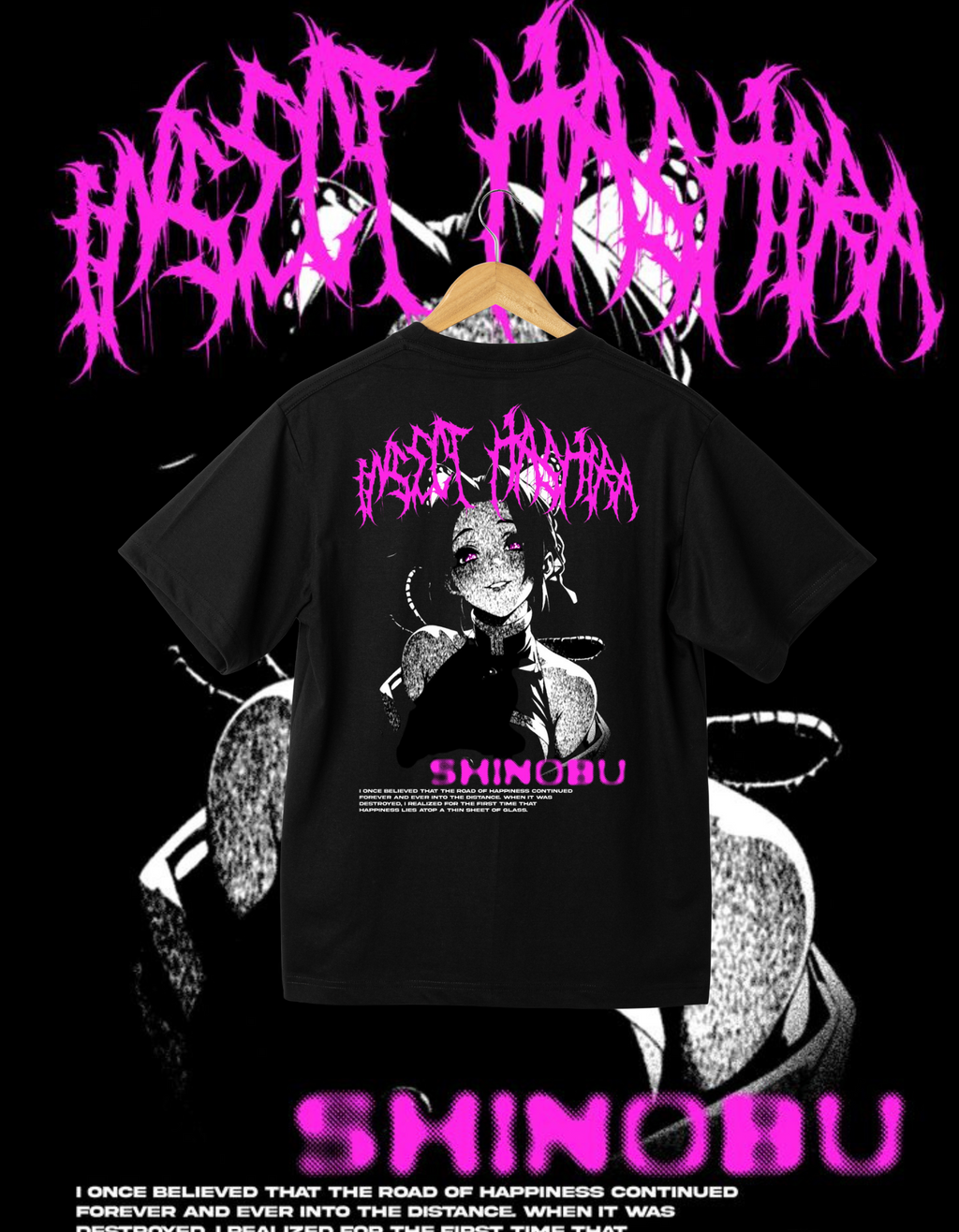 Demon Slayer Shinobu T-shirt - VAPORWAVE HASHIRA