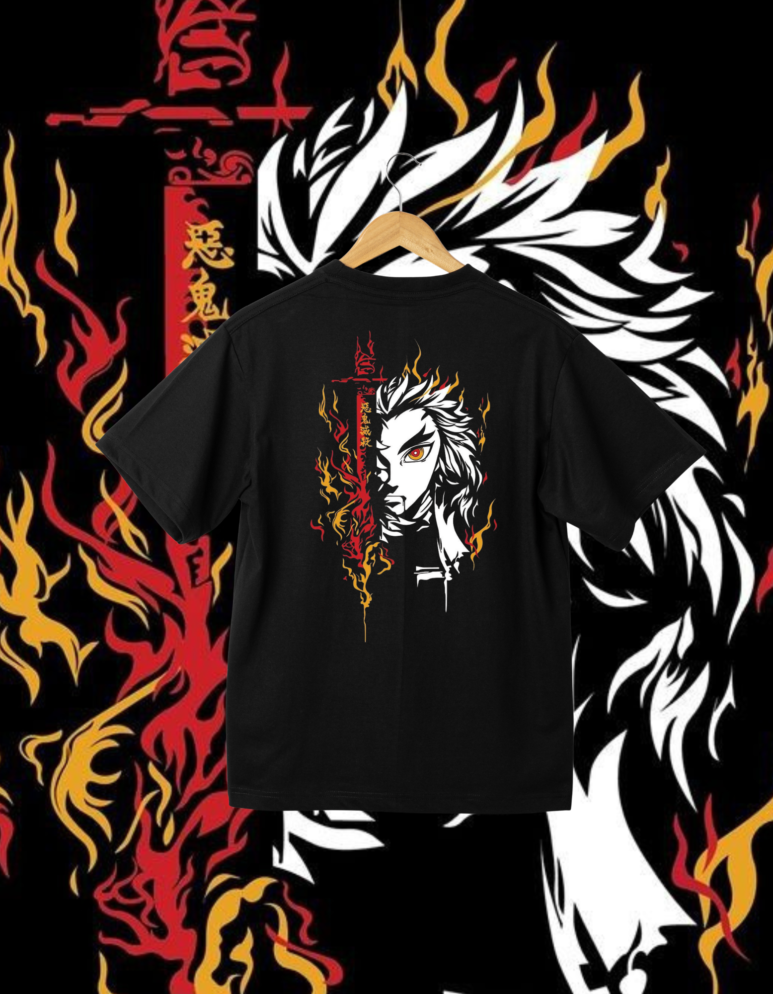 Demon Slayer Rengoku Kyoujuro T-shirt - Flame Hashira